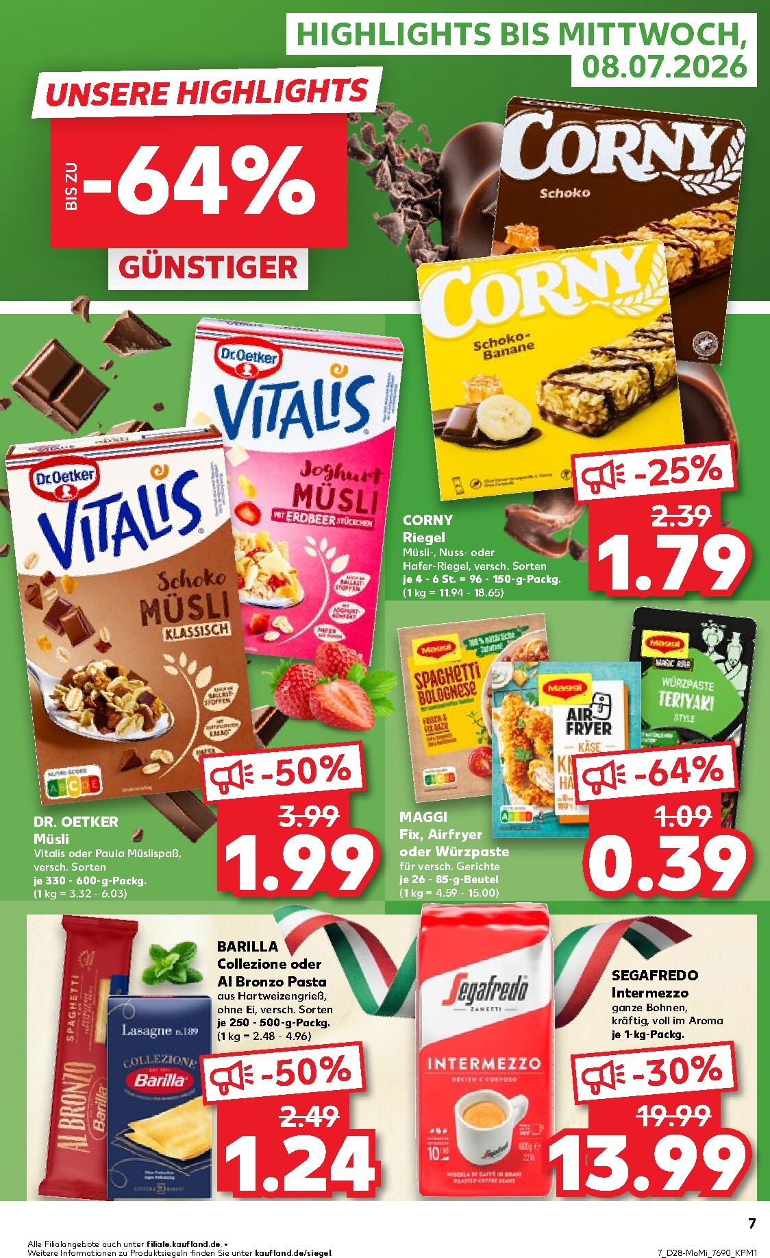 kaufland - Kaufland - Angebote ab Montag Prospekt nächste Woche – von Montag 06.07.2026 bis Mittwoch 08.07.2026 - page: 7