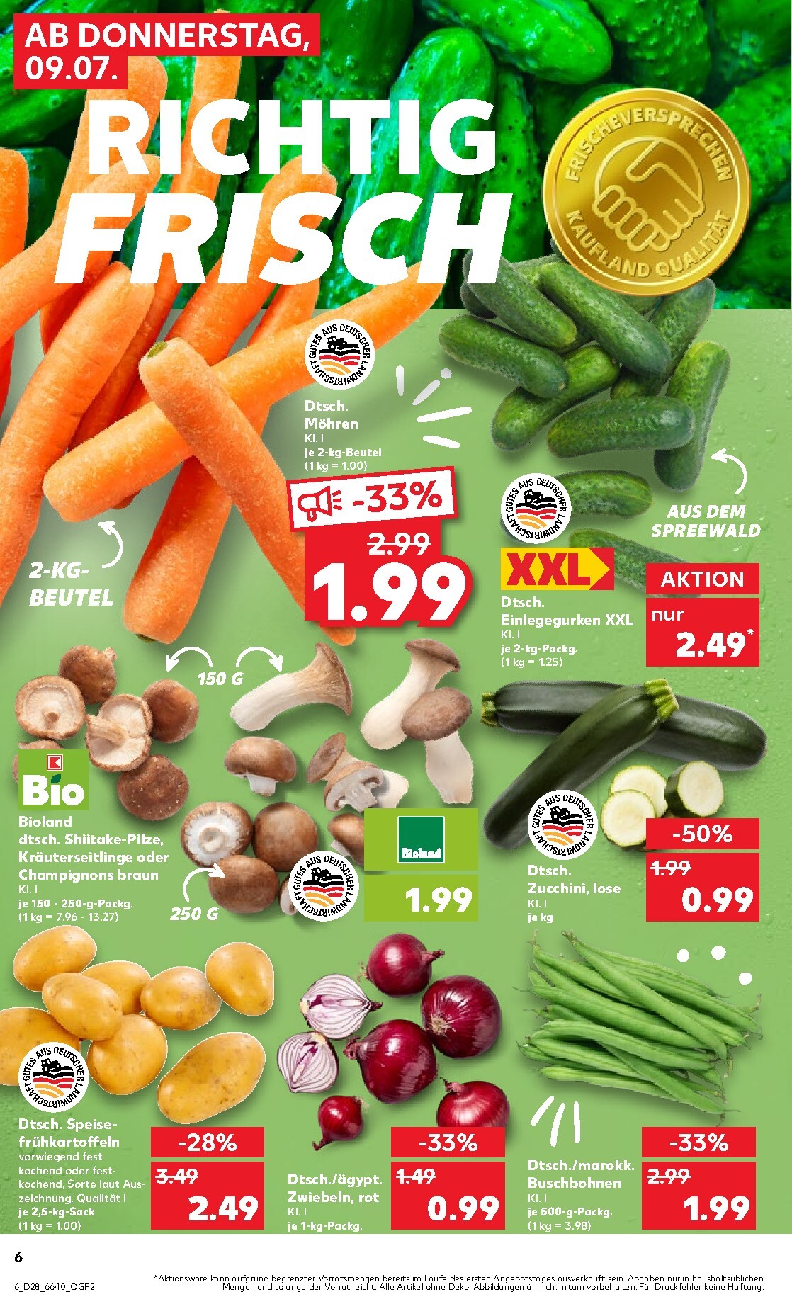 kaufland - Kaufland Prospekt nächste Woche – von Donnerstag 09.07.2026 bis Mittwoch 15.07.2026 - page: 6