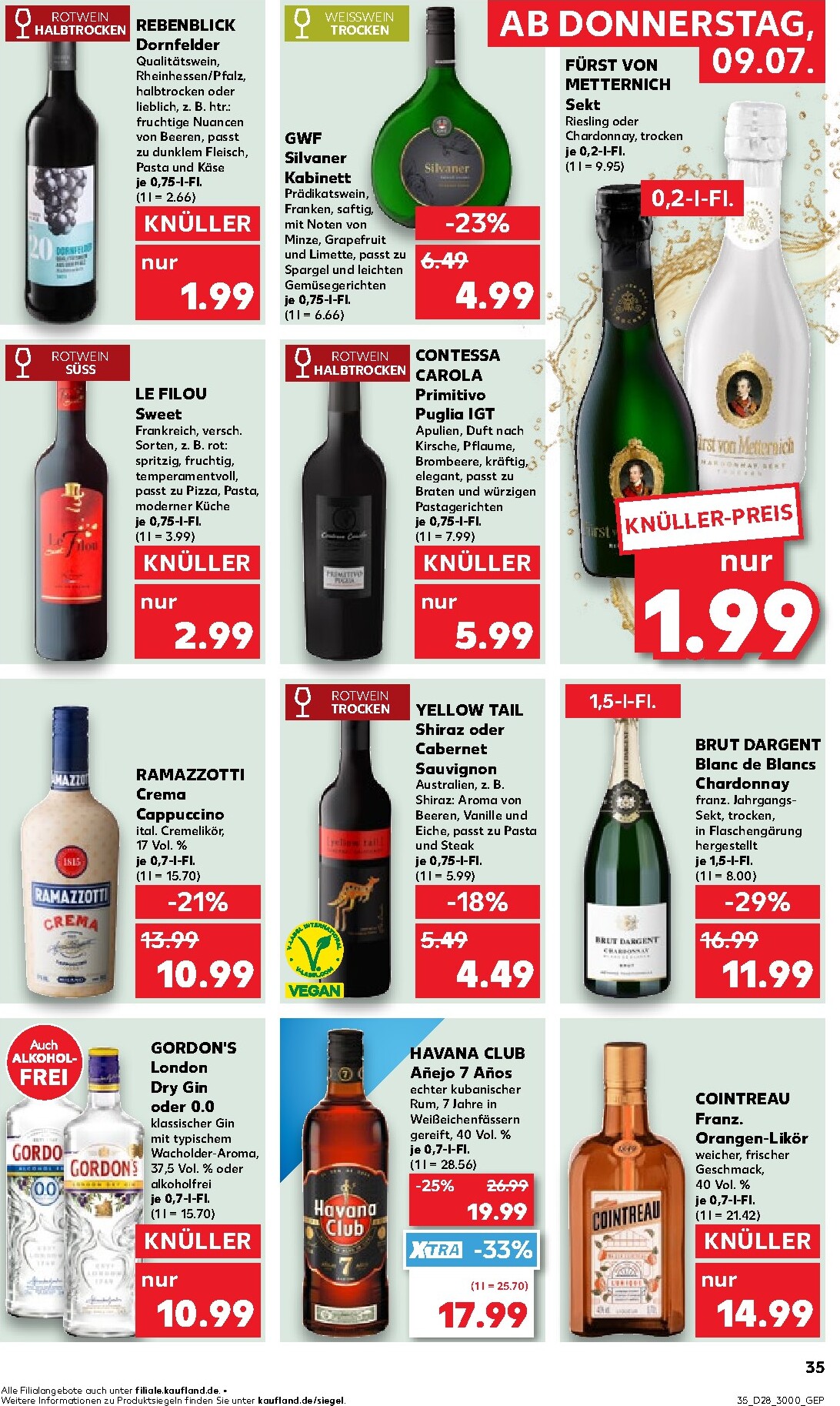 kaufland - Kaufland Prospekt nächste Woche – von Donnerstag 09.07.2026 bis Mittwoch 15.07.2026 - page: 35