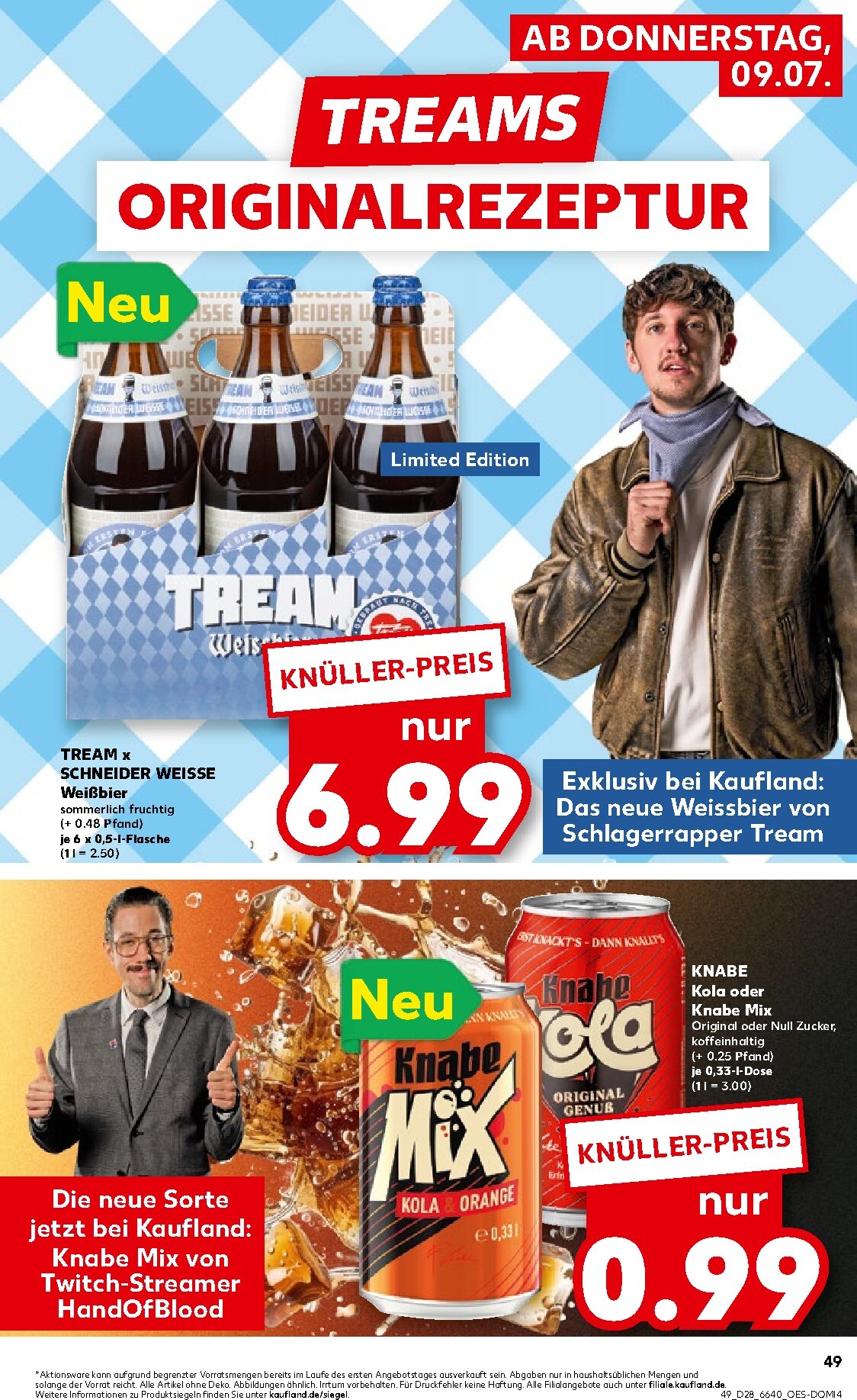 kaufland - Kaufland Prospekt nächste Woche – von Donnerstag 09.07.2026 bis Mittwoch 15.07.2026 - page: 49