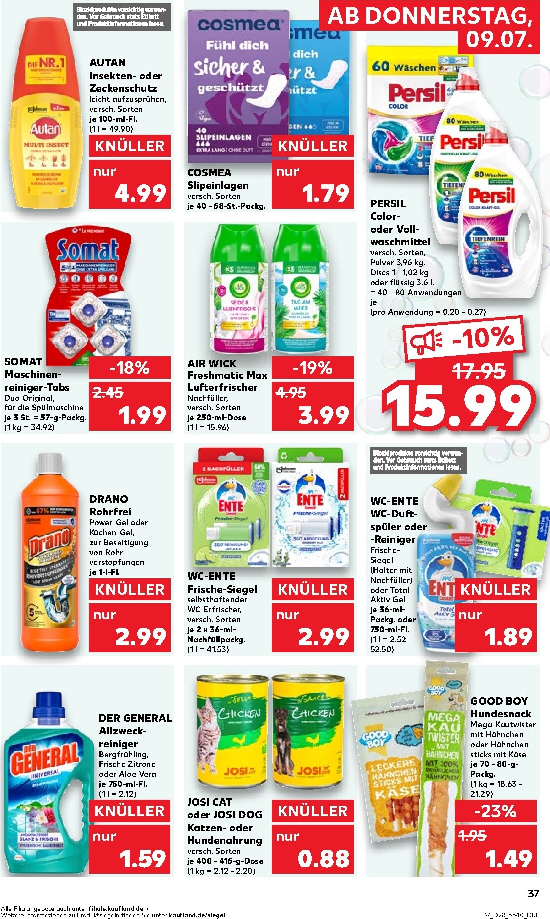 kaufland - Kaufland Prospekt nächste Woche – von Donnerstag 09.07.2026 bis Mittwoch 15.07.2026 - page: 37
