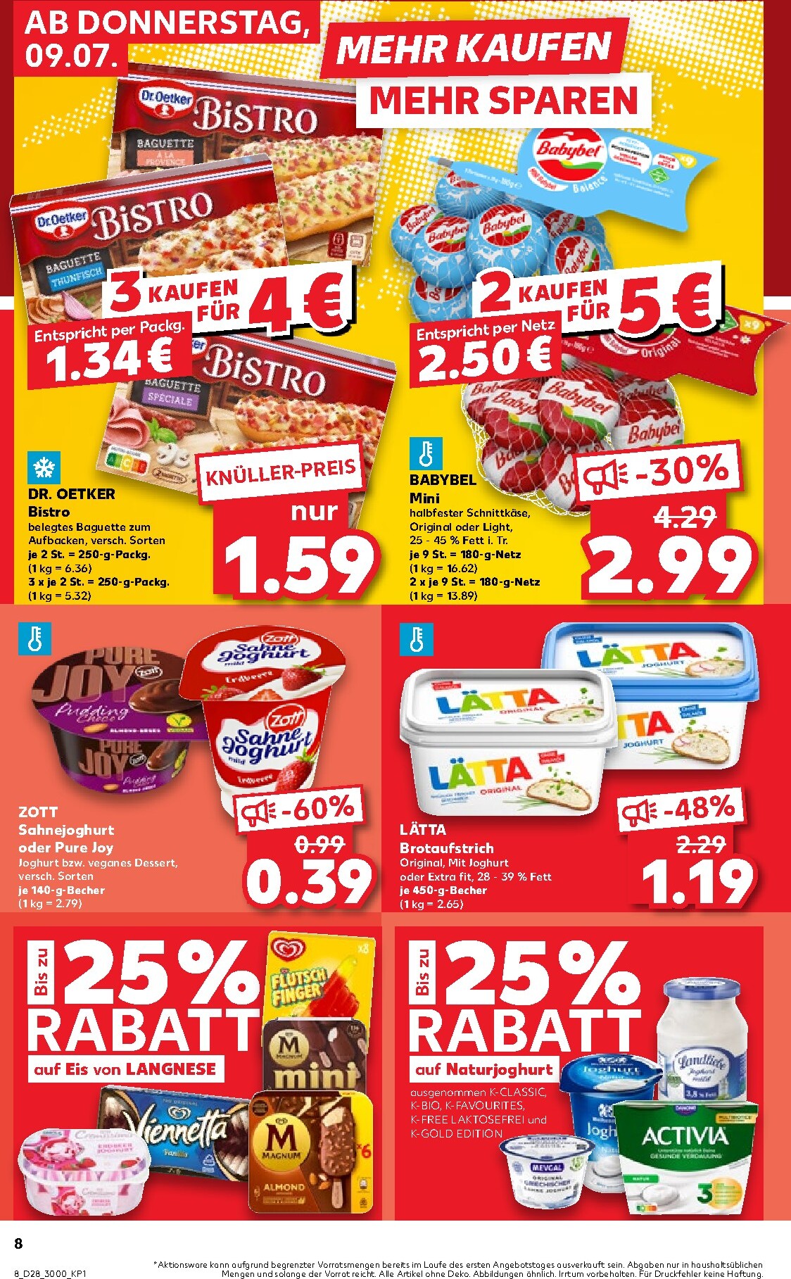 kaufland - Kaufland Prospekt nächste Woche – von Donnerstag 09.07.2026 bis Mittwoch 15.07.2026 - page: 8