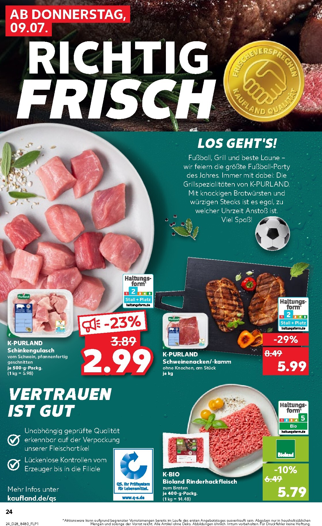 kaufland - Kaufland Prospekt nächste Woche – von Donnerstag 09.07.2026 bis Mittwoch 15.07.2026 - page: 24