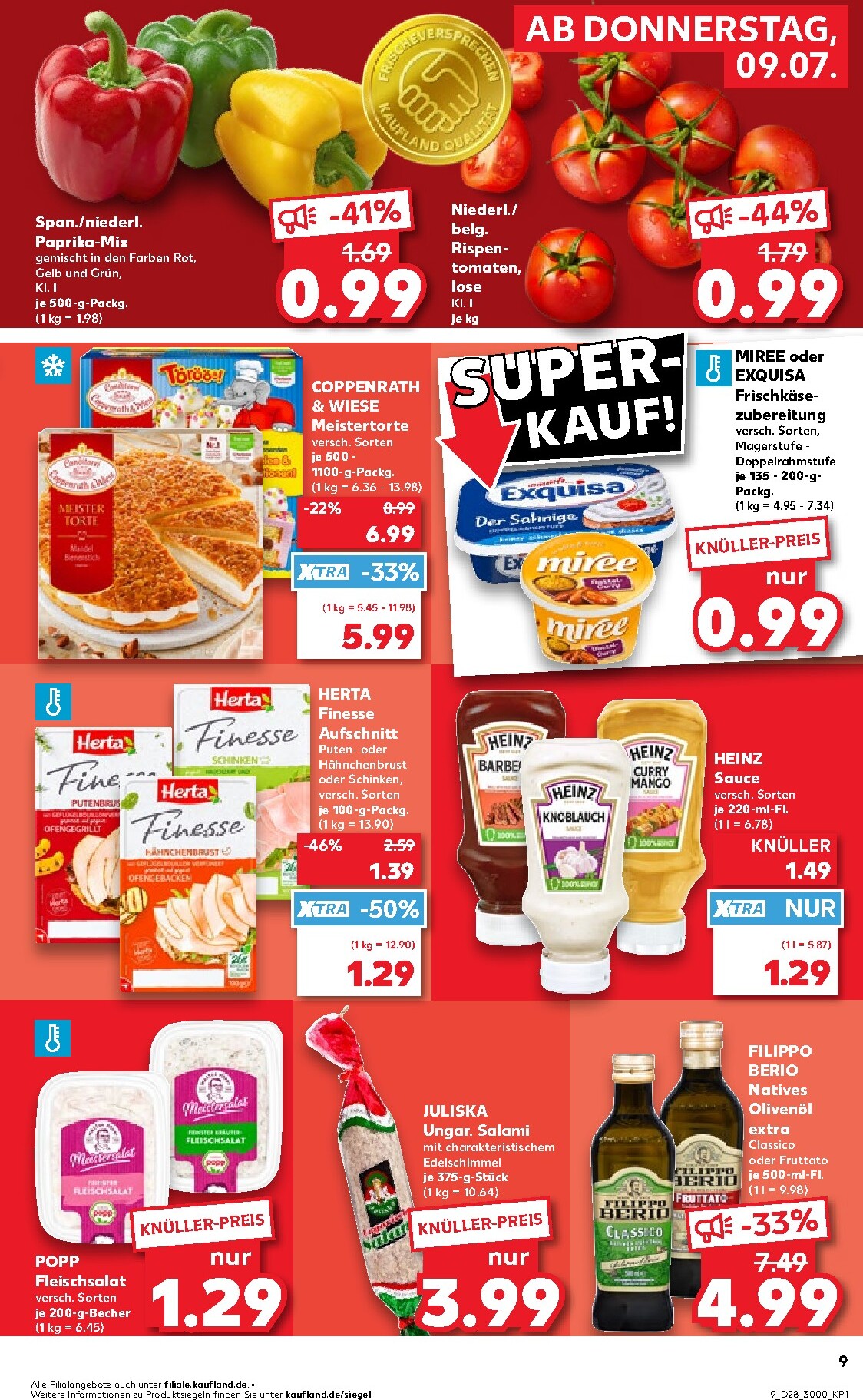 kaufland - Kaufland Prospekt nächste Woche – von Donnerstag 09.07.2026 bis Mittwoch 15.07.2026 - page: 9