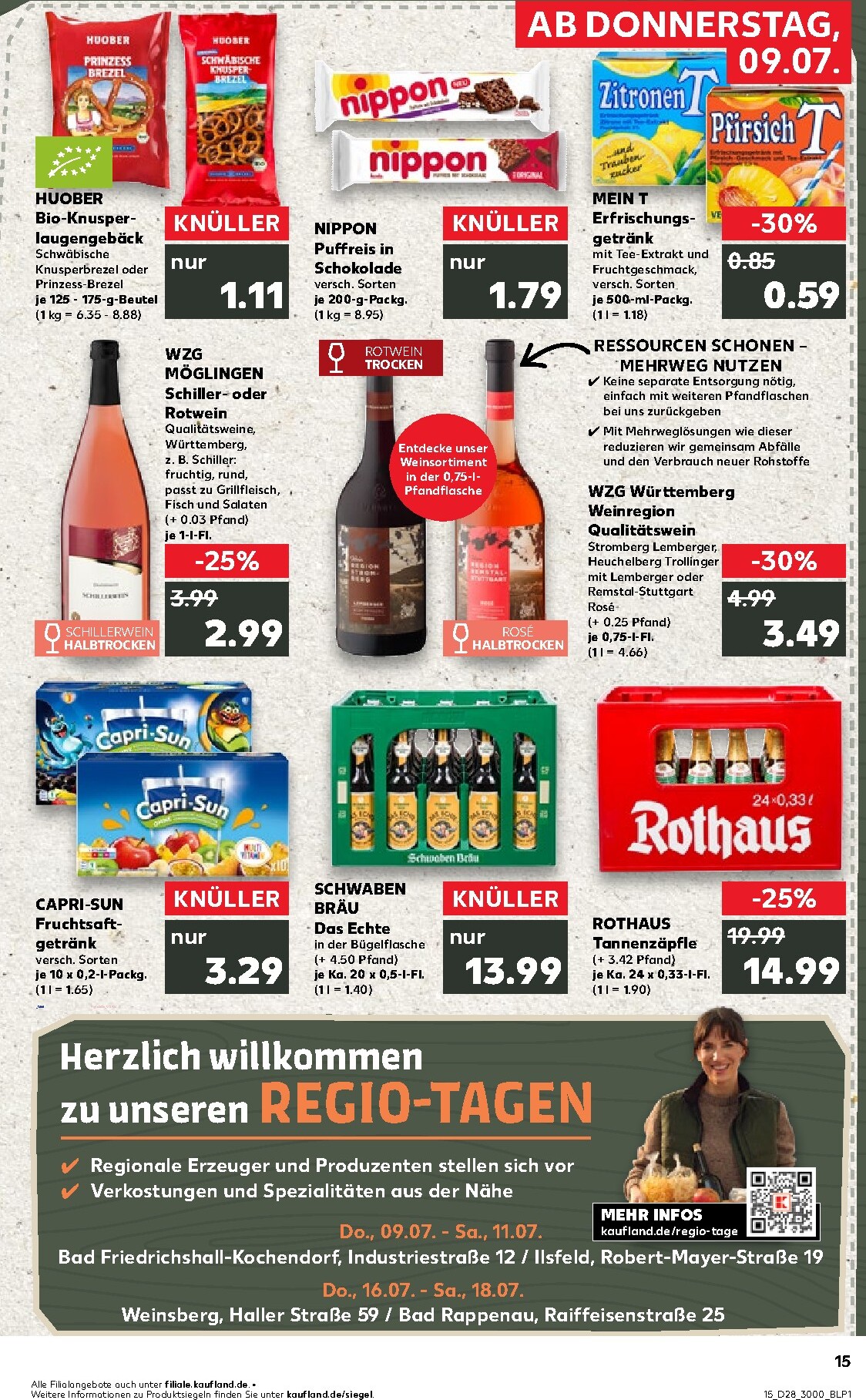 kaufland - Kaufland Prospekt nächste Woche – von Donnerstag 09.07.2026 bis Mittwoch 15.07.2026 - page: 15