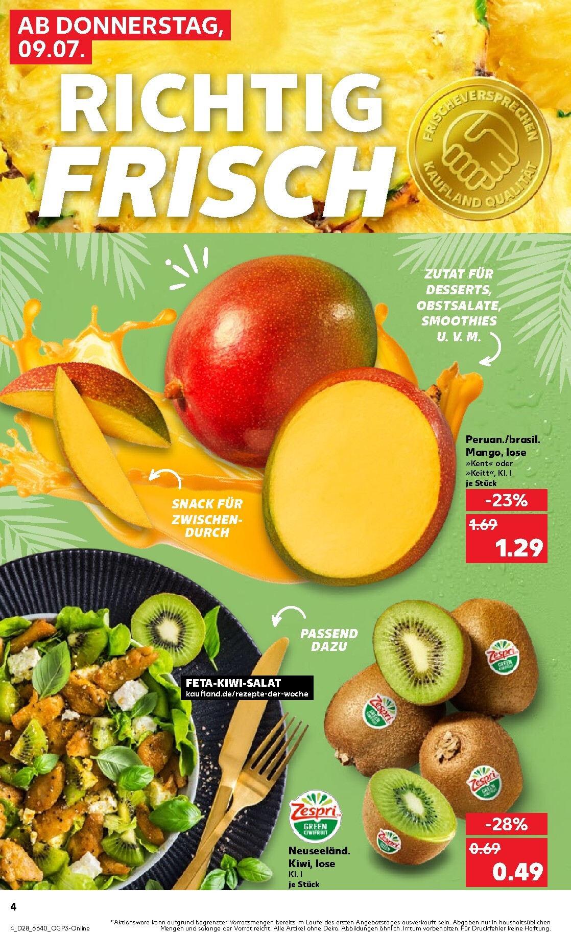 kaufland - Kaufland Prospekt nächste Woche – von Donnerstag 09.07.2026 bis Mittwoch 15.07.2026 - page: 4