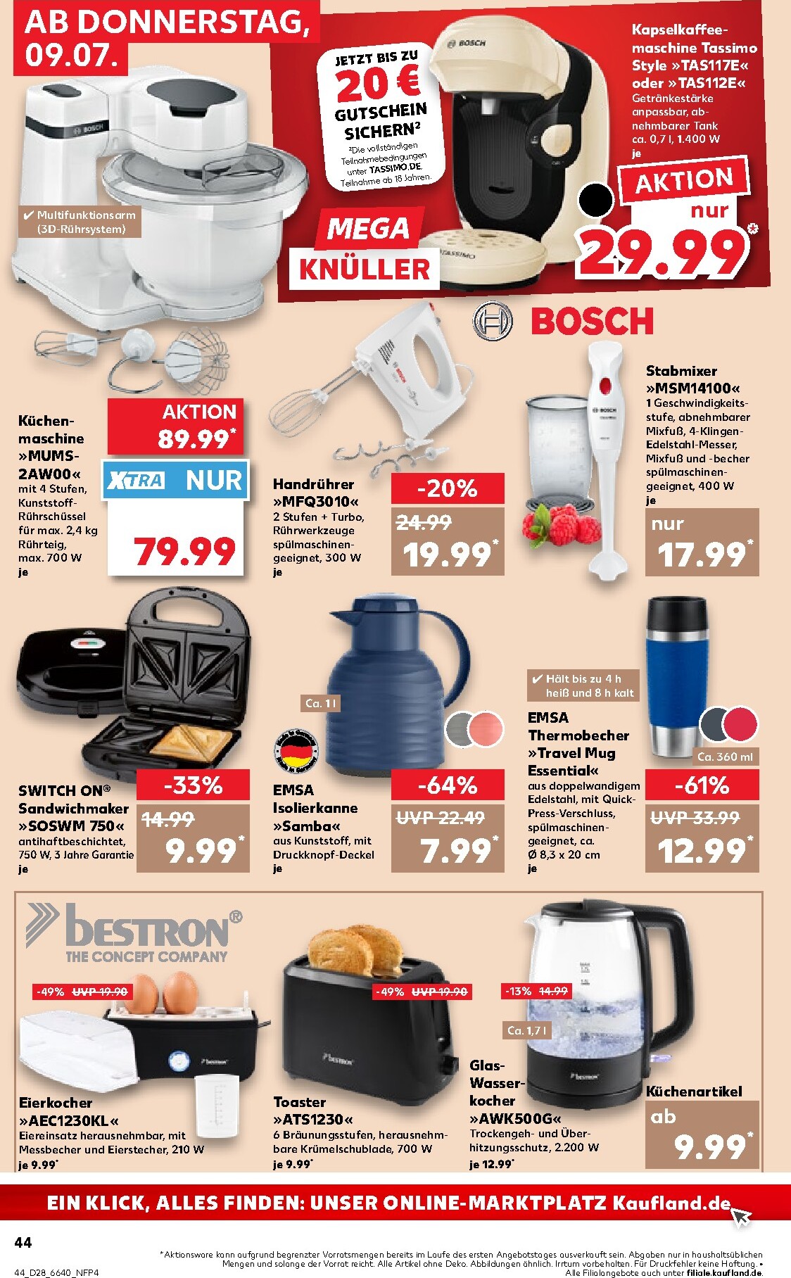 kaufland - Kaufland Prospekt nächste Woche – von Donnerstag 09.07.2026 bis Mittwoch 15.07.2026 - page: 44
