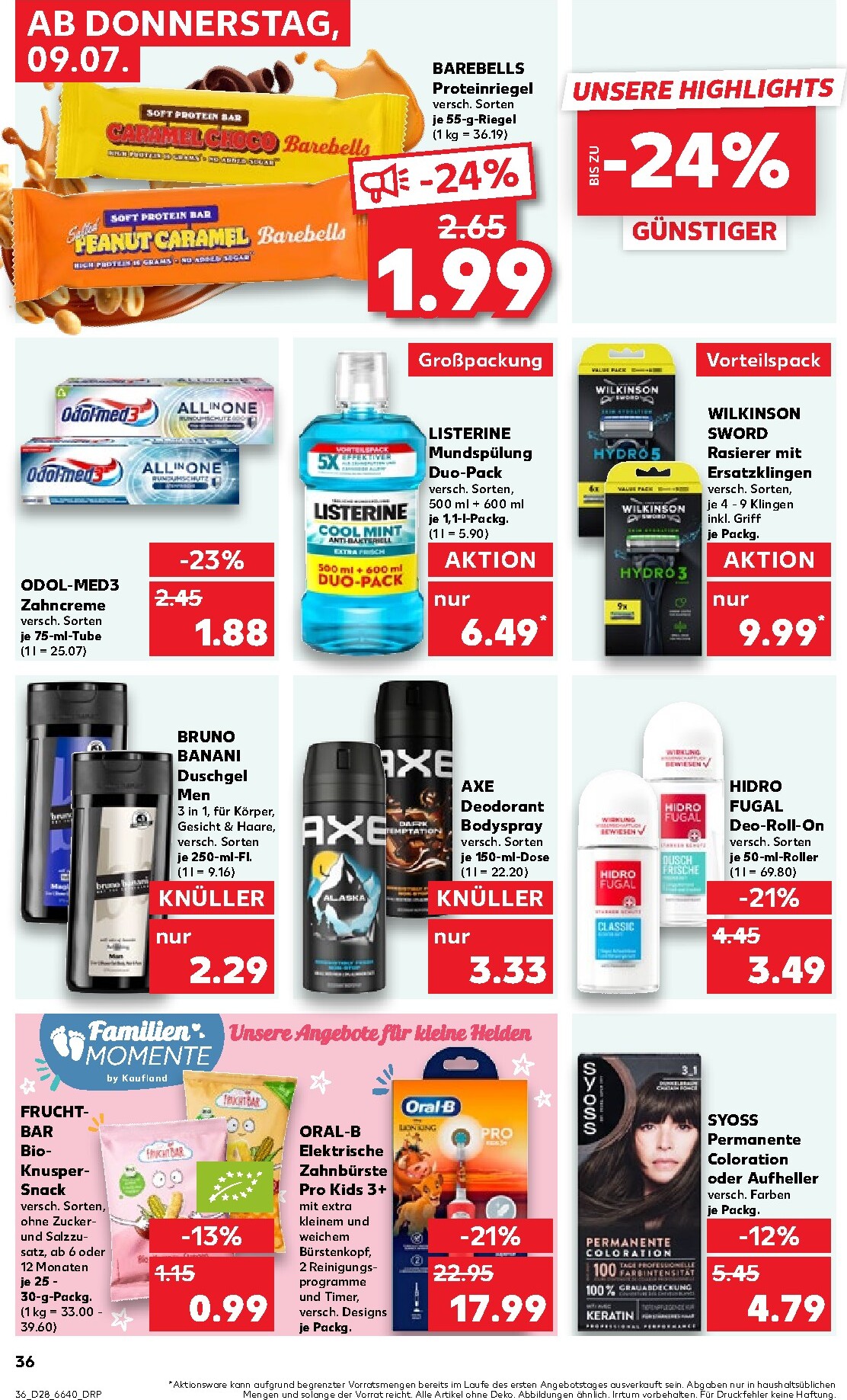 kaufland - Kaufland Prospekt nächste Woche – von Donnerstag 09.07.2026 bis Mittwoch 15.07.2026 - page: 36