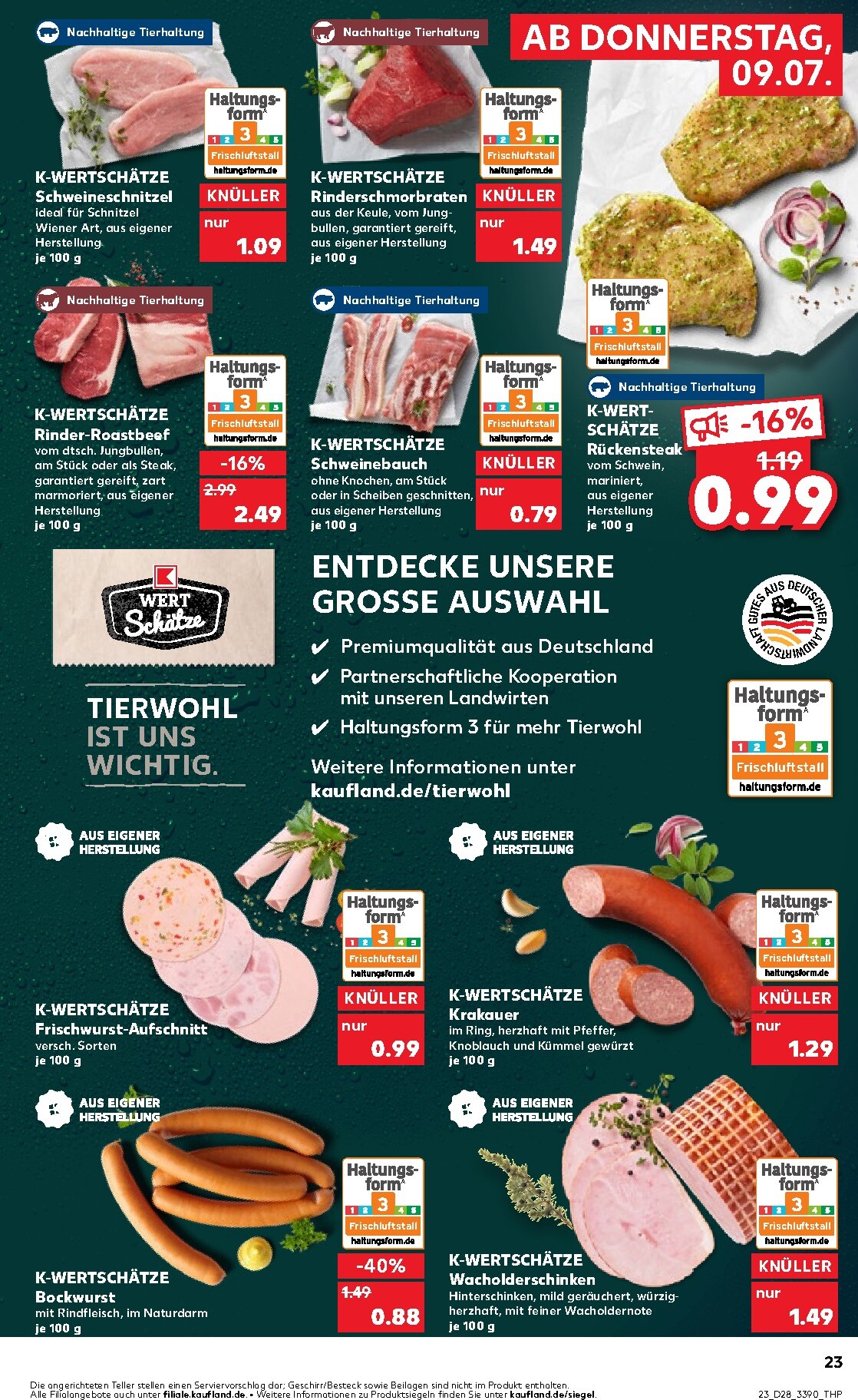 kaufland - Kaufland Prospekt nächste Woche – von Donnerstag 09.07.2026 bis Mittwoch 15.07.2026 - page: 23