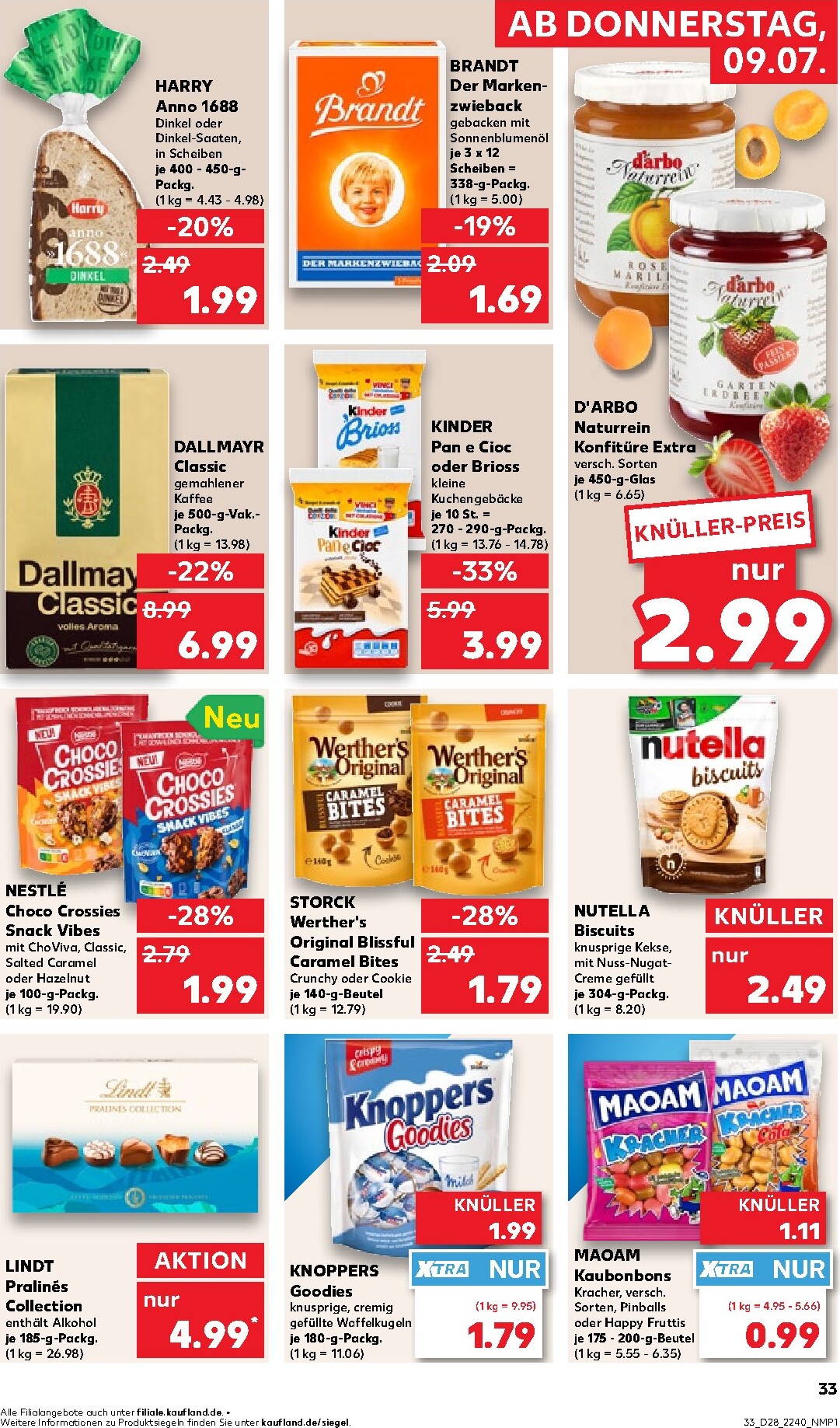 kaufland - Kaufland Prospekt nächste Woche – von Donnerstag 09.07.2026 bis Mittwoch 15.07.2026 - page: 33
