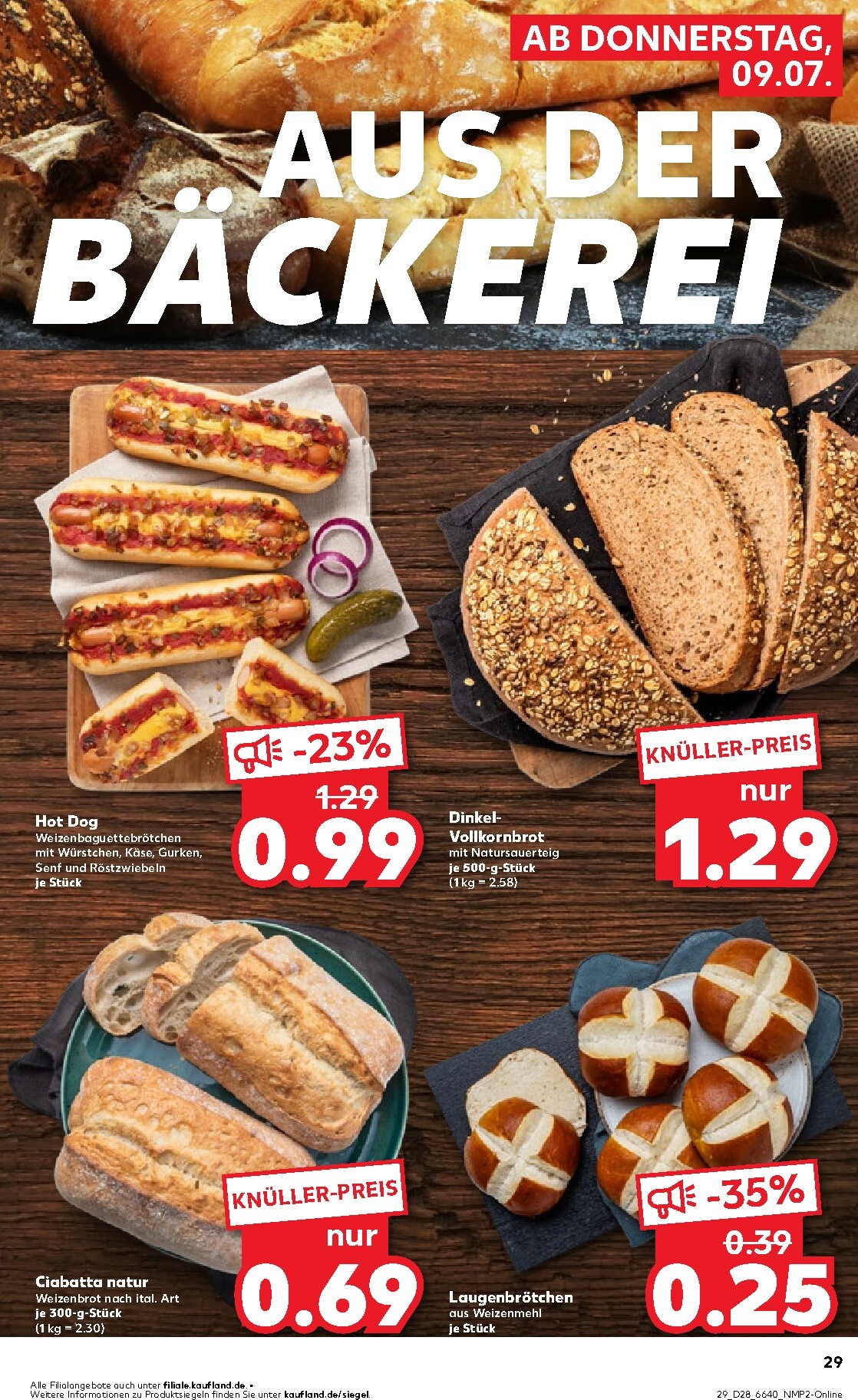 kaufland - Kaufland Prospekt nächste Woche – von Donnerstag 09.07.2026 bis Mittwoch 15.07.2026 - page: 29