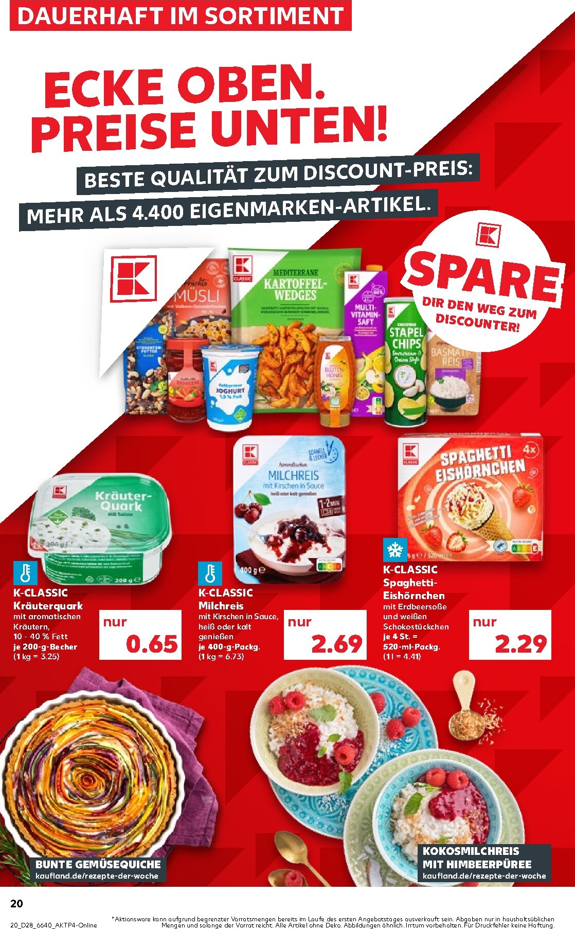 kaufland - Kaufland Prospekt nächste Woche – von Donnerstag 09.07.2026 bis Mittwoch 15.07.2026 - page: 20