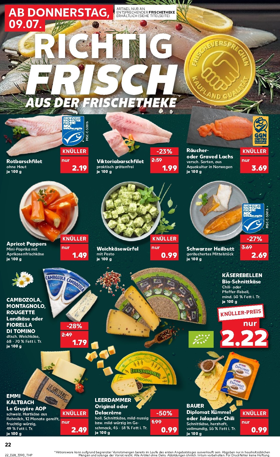 kaufland - Kaufland Prospekt nächste Woche – von Donnerstag 09.07.2026 bis Mittwoch 15.07.2026 - page: 22