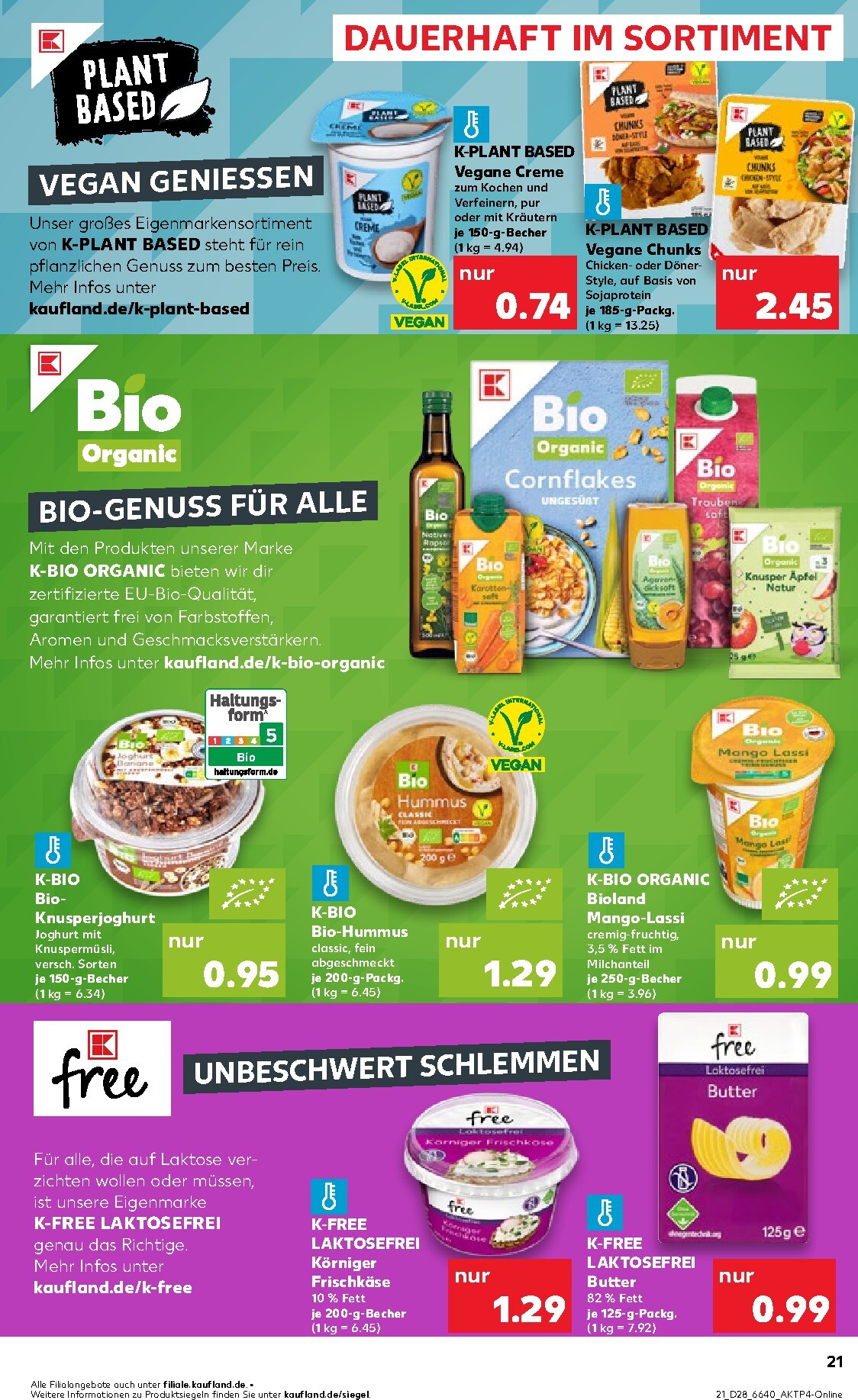 kaufland - Kaufland Prospekt nächste Woche – von Donnerstag 09.07.2026 bis Mittwoch 15.07.2026 - page: 21