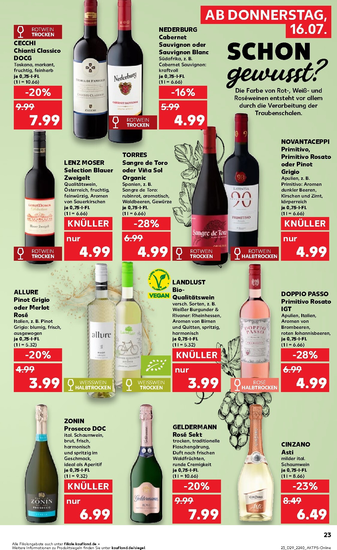 kaufland - Kaufland Prospekt nächste Woche – von Donnerstag 16.07.2026 bis Mittwoch 22.07.2026 - page: 23