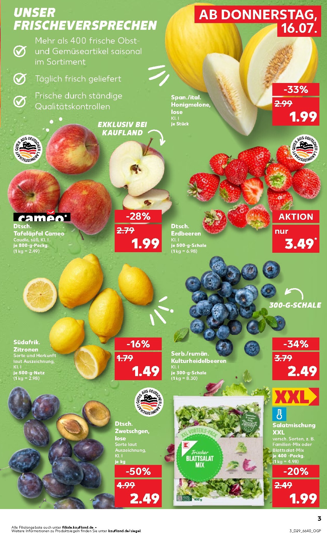 kaufland - Kaufland Prospekt nächste Woche – von Donnerstag 16.07.2026 bis Mittwoch 22.07.2026 - page: 3