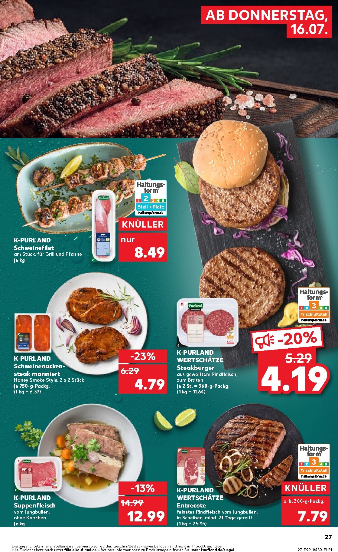 kaufland - Kaufland Prospekt nächste Woche – von Donnerstag 16.07.2026 bis Mittwoch 22.07.2026 - page: 27
