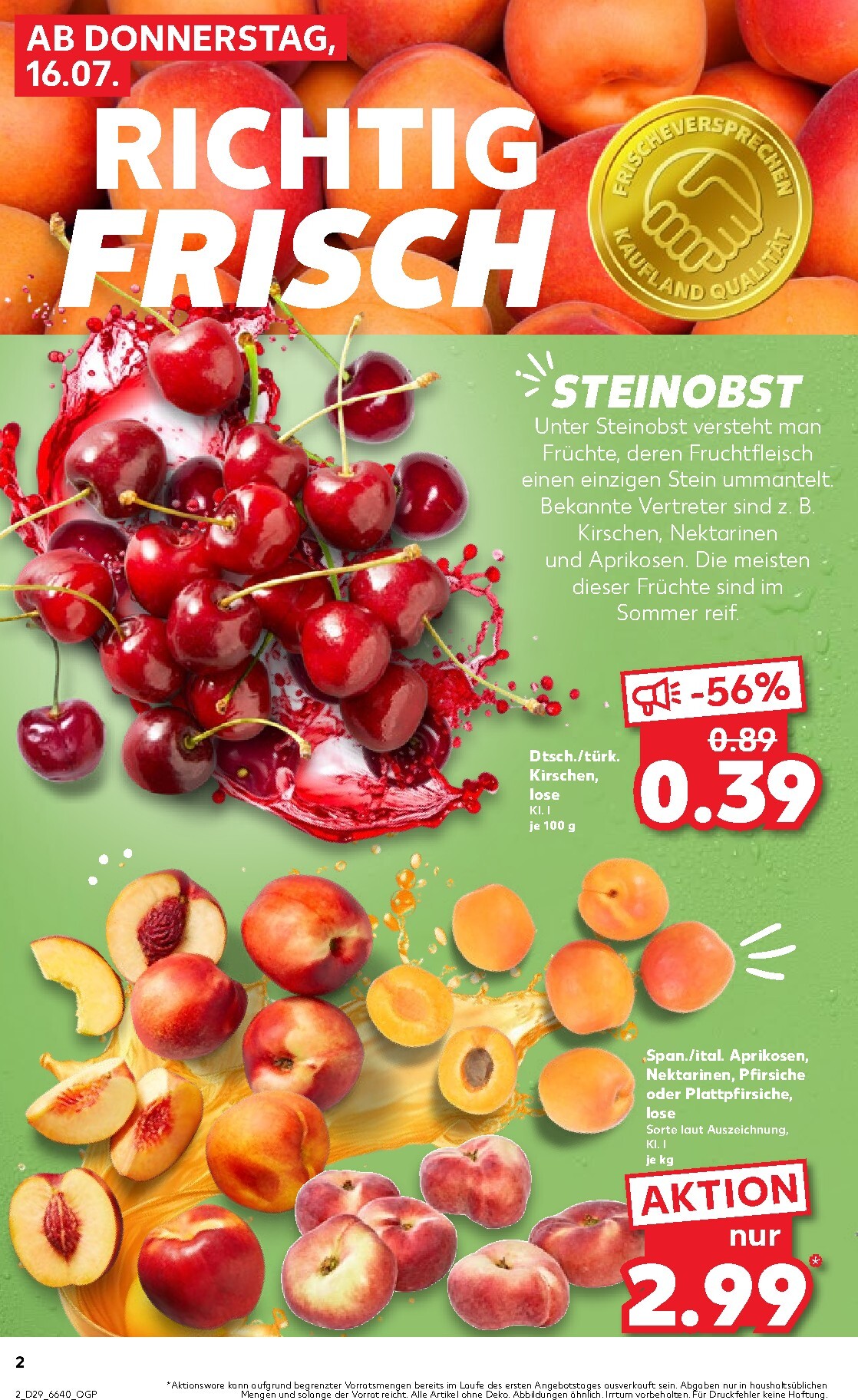 kaufland - Kaufland Prospekt nächste Woche – von Donnerstag 16.07.2026 bis Mittwoch 22.07.2026 - page: 2