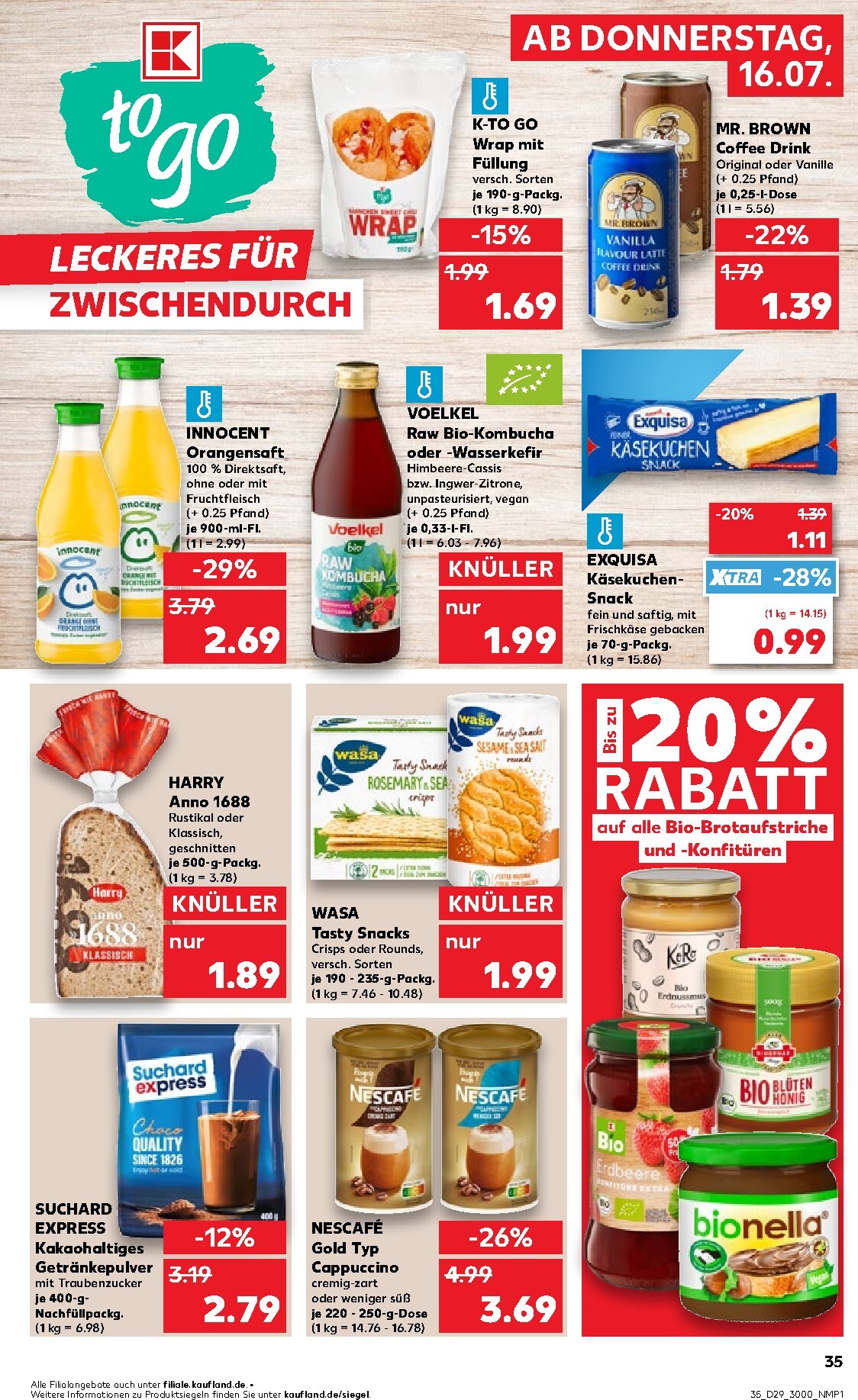 kaufland - Kaufland Prospekt nächste Woche – von Donnerstag 16.07.2026 bis Mittwoch 22.07.2026 - page: 35