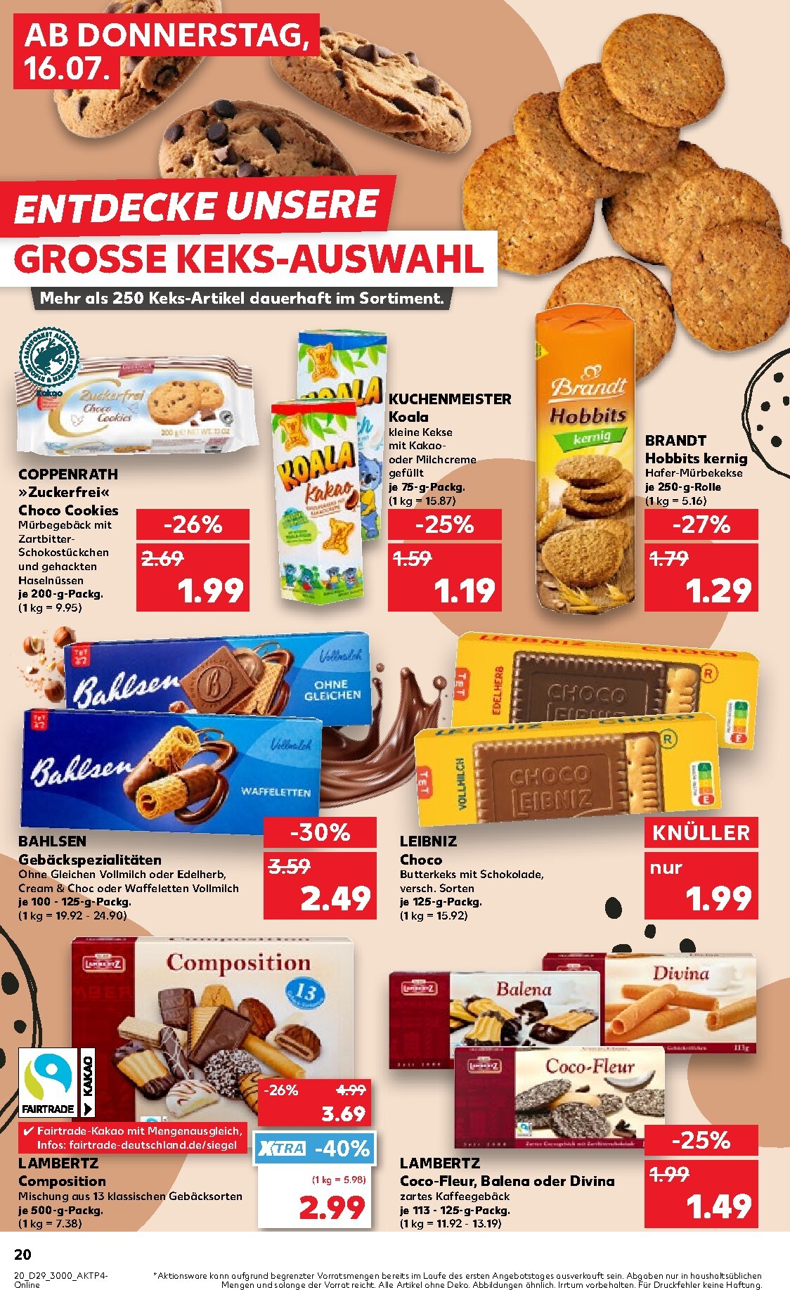kaufland - Kaufland Prospekt nächste Woche – von Donnerstag 16.07.2026 bis Mittwoch 22.07.2026 - page: 20