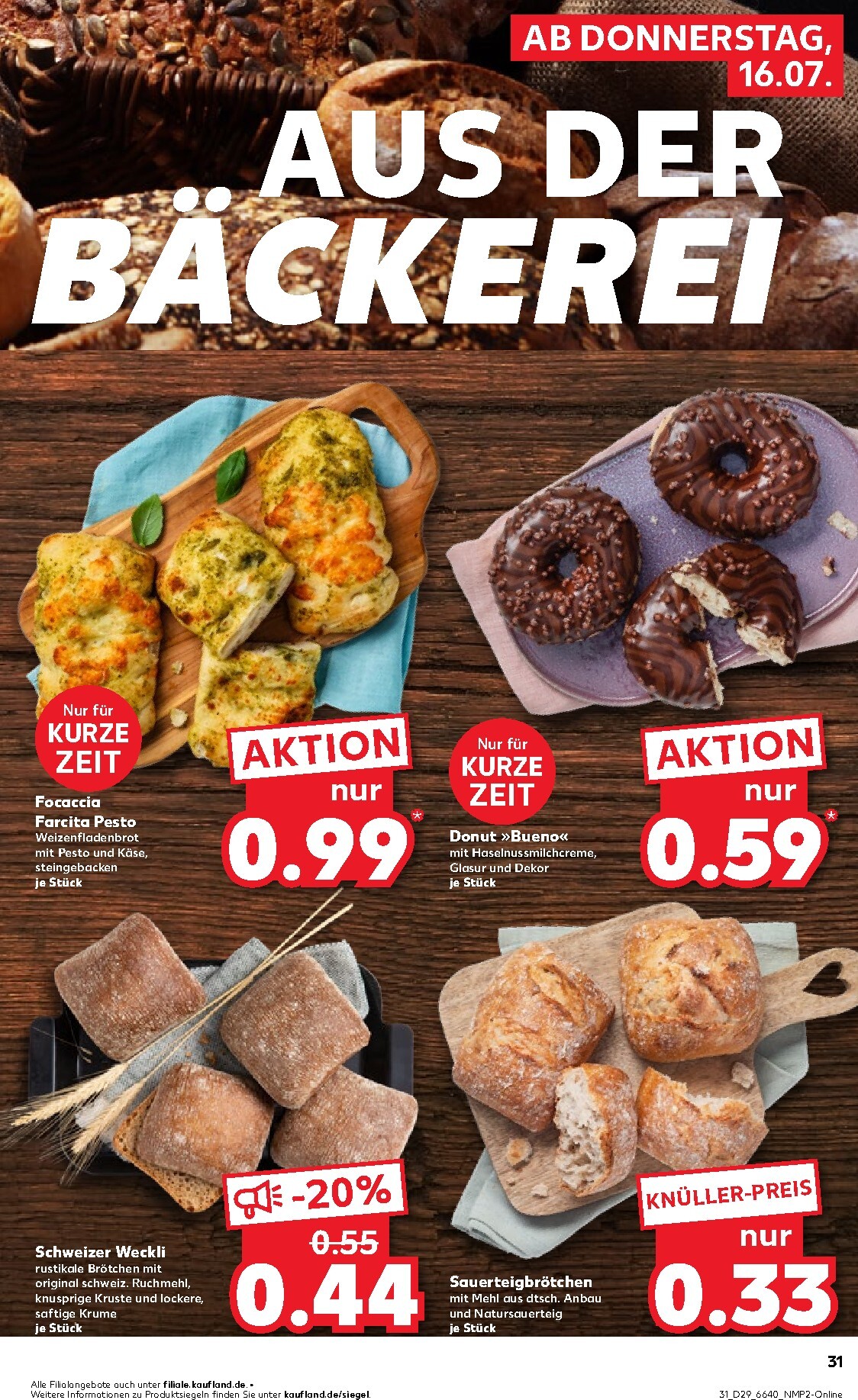 kaufland - Kaufland Prospekt nächste Woche – von Donnerstag 16.07.2026 bis Mittwoch 22.07.2026 - page: 31