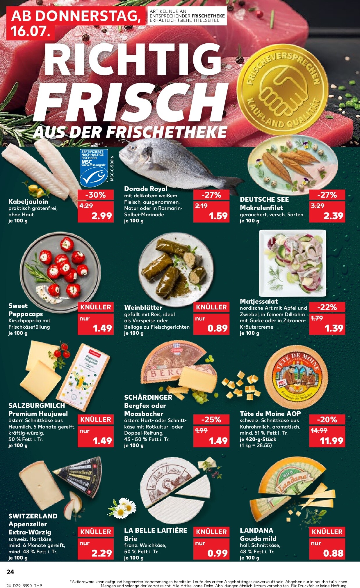 kaufland - Kaufland Prospekt nächste Woche – von Donnerstag 16.07.2026 bis Mittwoch 22.07.2026 - page: 24
