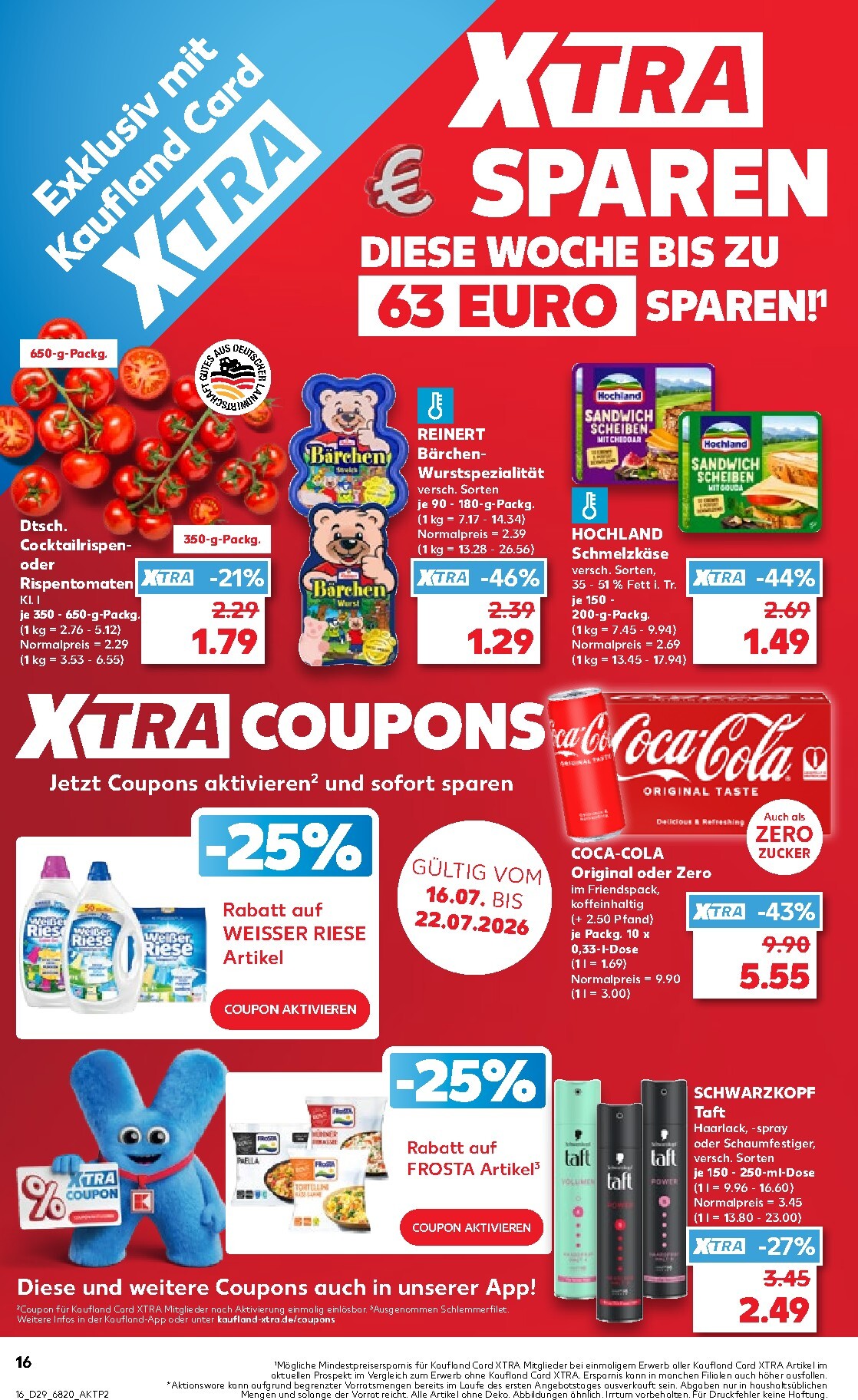 kaufland - Kaufland Prospekt nächste Woche – von Donnerstag 16.07.2026 bis Mittwoch 22.07.2026 - page: 16