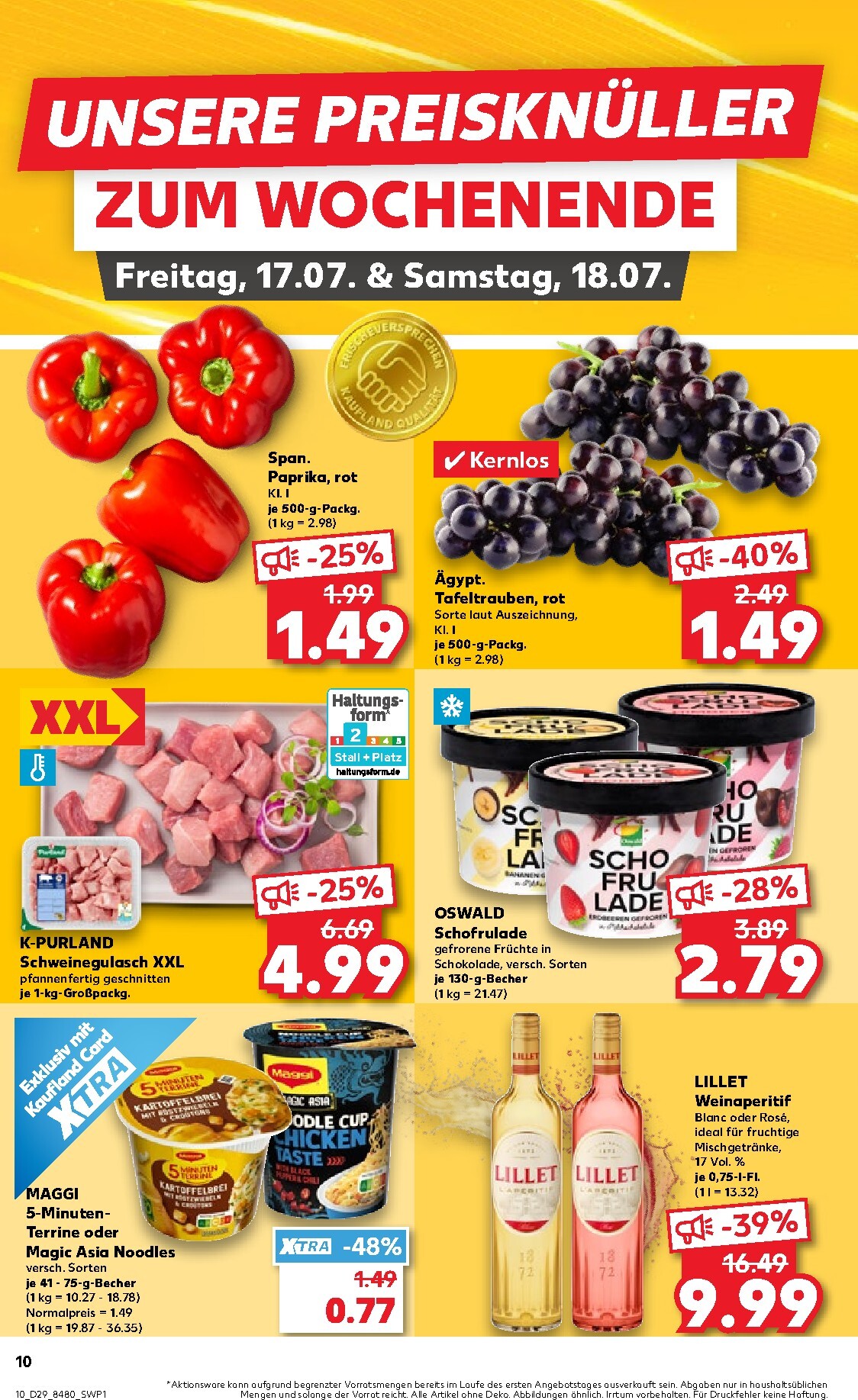 kaufland - Kaufland Prospekt nächste Woche – von Donnerstag 16.07.2026 bis Mittwoch 22.07.2026 - page: 10