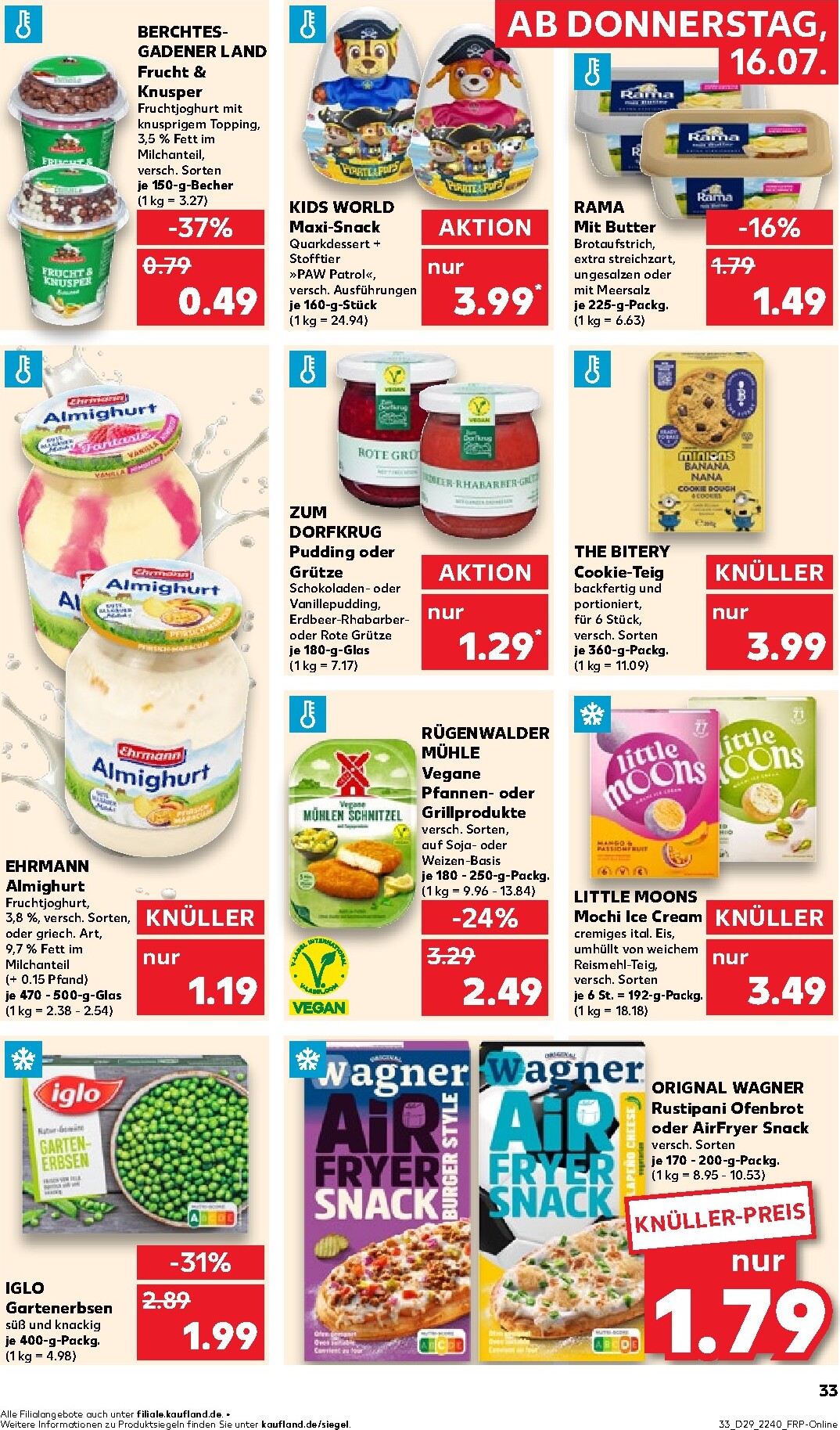 kaufland - Kaufland Prospekt nächste Woche – von Donnerstag 16.07.2026 bis Mittwoch 22.07.2026 - page: 33
