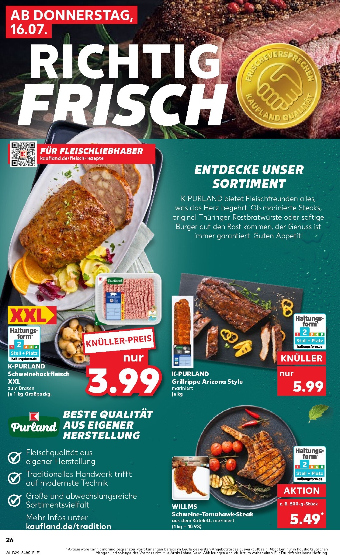 kaufland - Kaufland Prospekt nächste Woche – von Donnerstag 16.07.2026 bis Mittwoch 22.07.2026 - page: 26