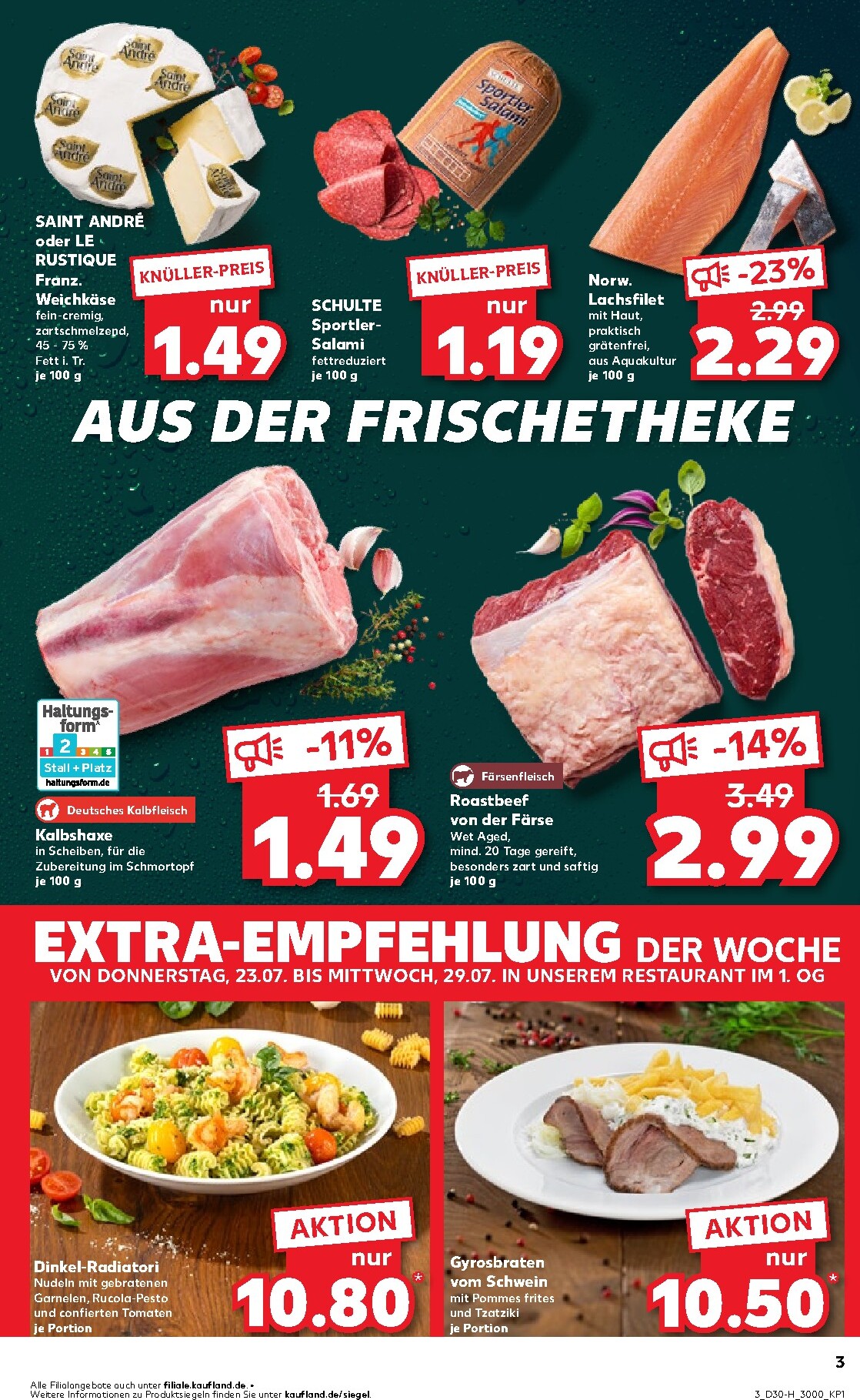 kaufland - Kaufland Prospekt nächste Woche – von Donnerstag 23.07.2026 bis Mittwoch 29.07.2026 - page: 3