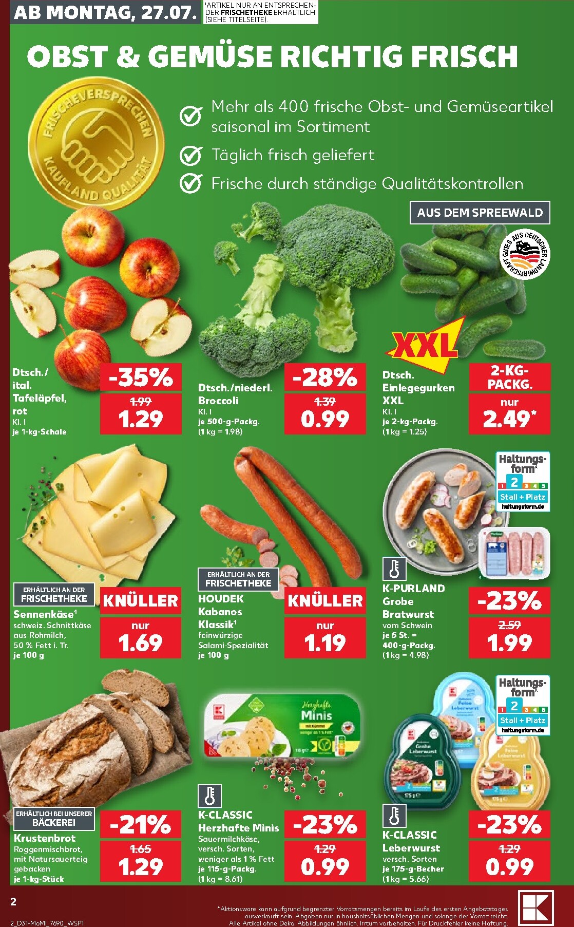 kaufland - Kaufland Prospekt nächste Woche – von Montag 27.07.2026 bis Freitag 31.07.2026 - page: 2