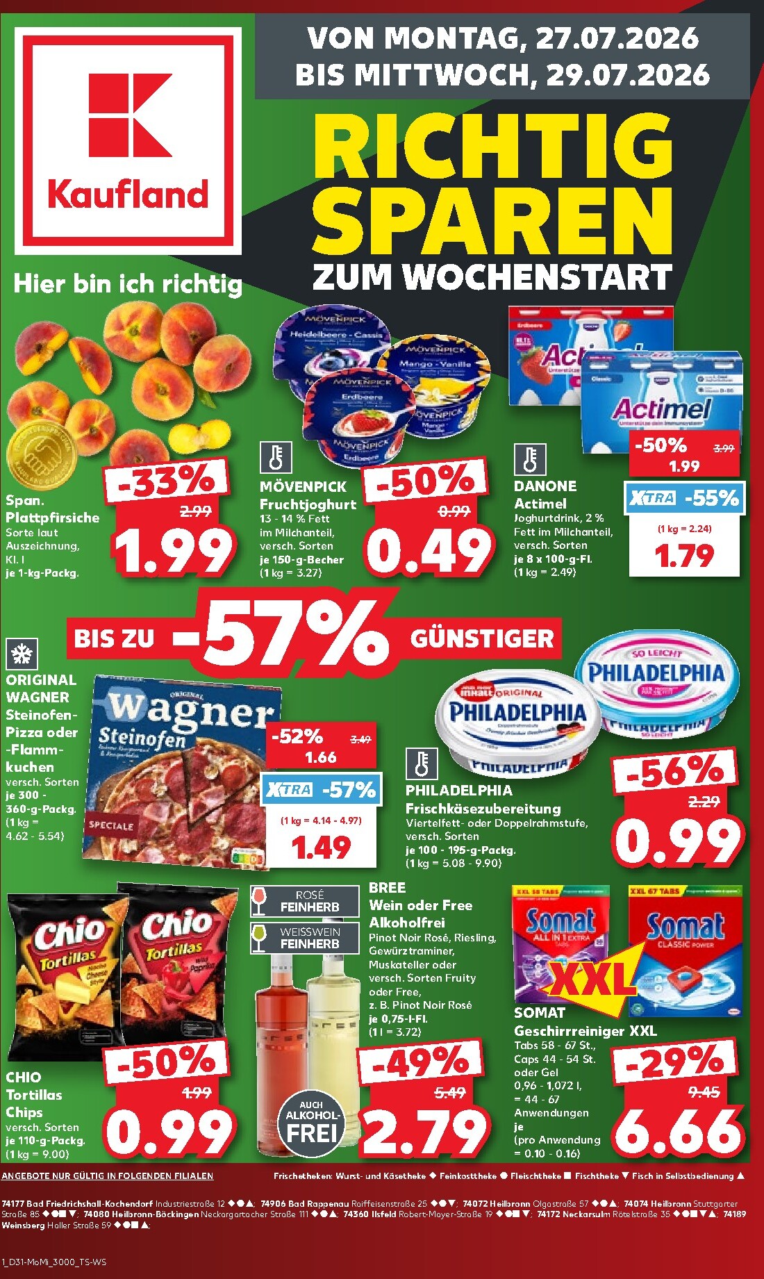 kaufland - Kaufland Prospekt nächste Woche – von Montag 27.07.2026 bis Freitag 31.07.2026