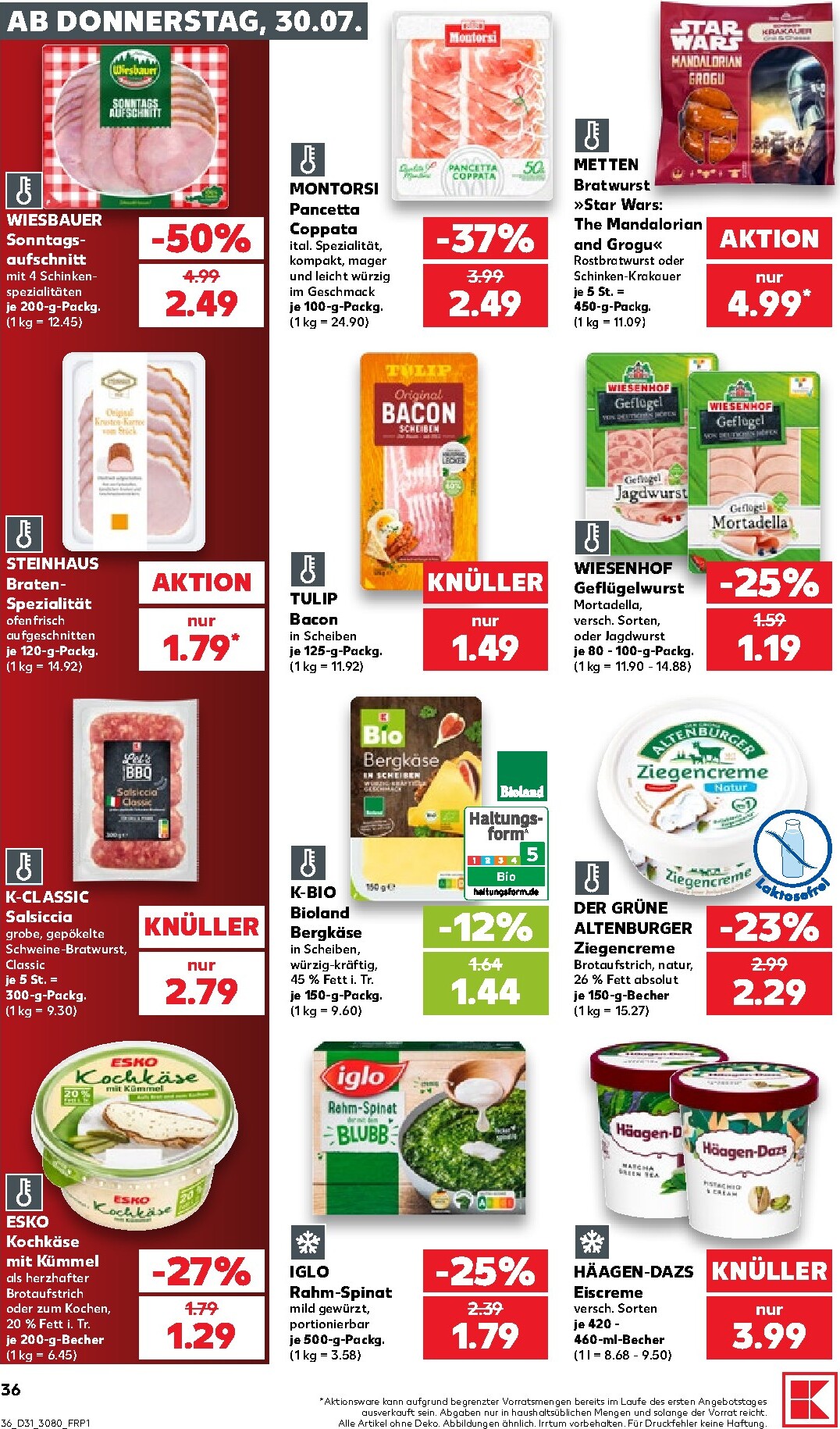 kaufland - Kaufland Prospekt nächste Woche – von Donnerstag 30.07.2026 bis Mittwoch 05.08.2026 - page: 36