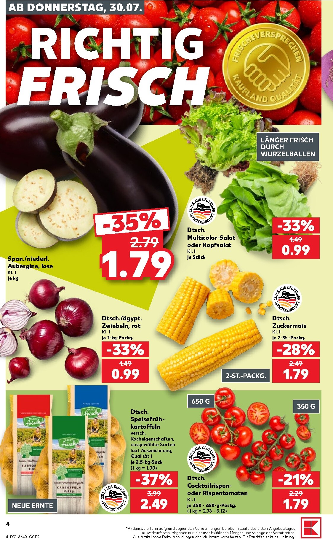 kaufland - Kaufland Prospekt nächste Woche – von Donnerstag 30.07.2026 bis Mittwoch 05.08.2026 - page: 4
