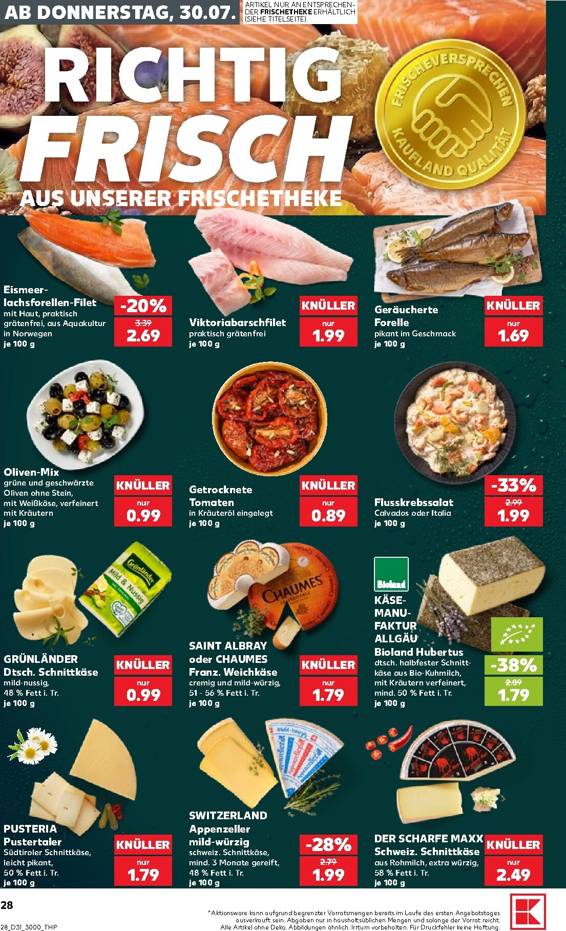 kaufland - Kaufland Prospekt nächste Woche – von Donnerstag 30.07.2026 bis Mittwoch 05.08.2026 - page: 28
