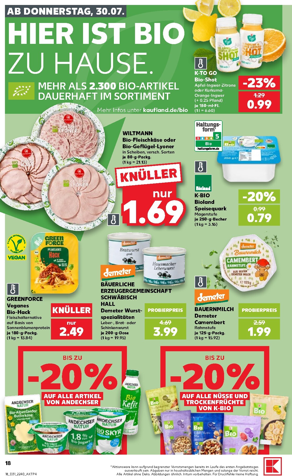 kaufland - Kaufland Prospekt nächste Woche – von Donnerstag 30.07.2026 bis Mittwoch 05.08.2026 - page: 18