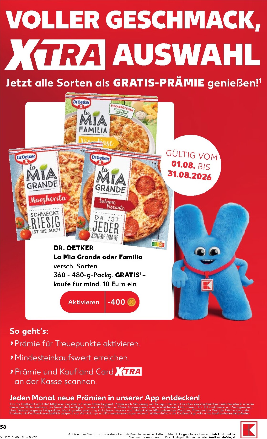 kaufland - Kaufland Prospekt nächste Woche – von Donnerstag 30.07.2026 bis Mittwoch 05.08.2026 - page: 58