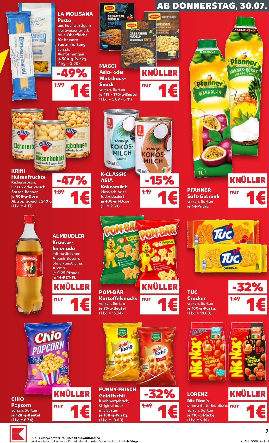 kaufland - Kaufland Prospekt nächste Woche – von Donnerstag 30.07.2026 bis Mittwoch 05.08.2026 - page: 7