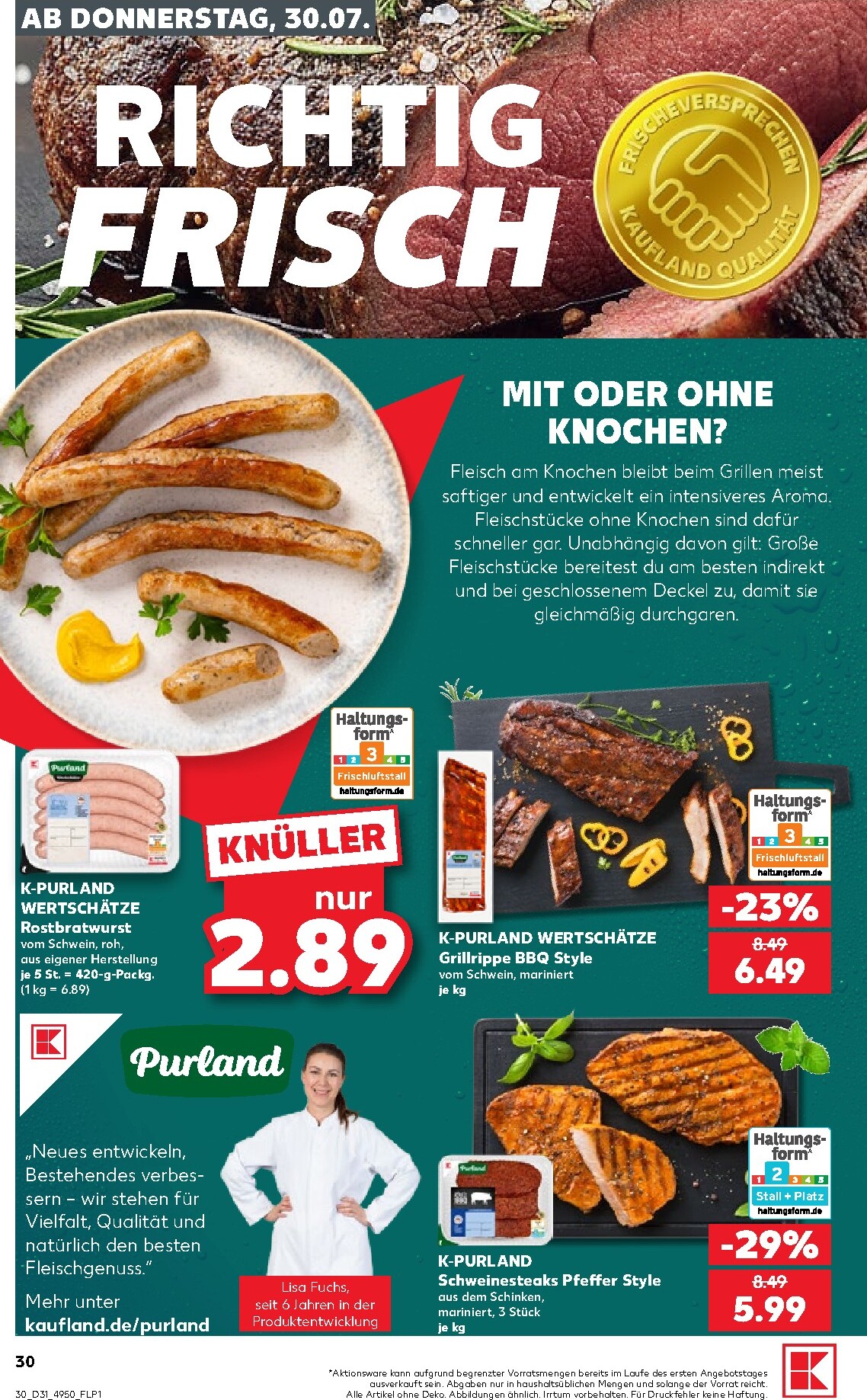 kaufland - Kaufland Prospekt nächste Woche – von Donnerstag 30.07.2026 bis Mittwoch 05.08.2026 - page: 30