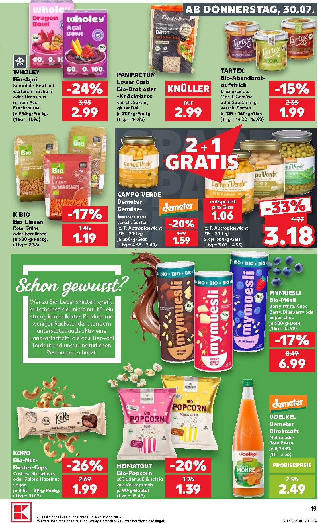 kaufland - Kaufland Prospekt nächste Woche – von Donnerstag 30.07.2026 bis Mittwoch 05.08.2026 - page: 19