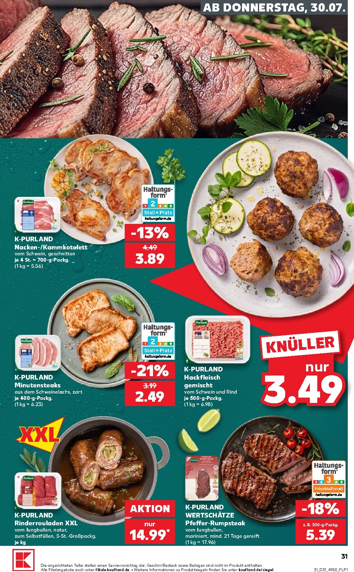 kaufland - Kaufland Prospekt nächste Woche – von Donnerstag 30.07.2026 bis Mittwoch 05.08.2026 - page: 31