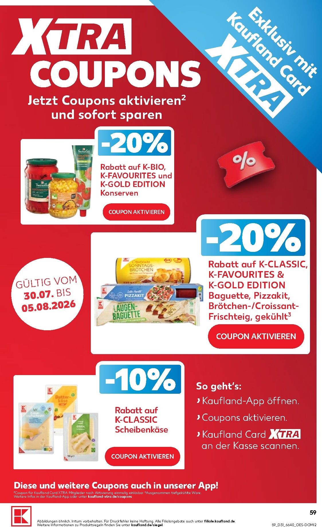 kaufland - Kaufland Prospekt nächste Woche – von Donnerstag 30.07.2026 bis Mittwoch 05.08.2026 - page: 59