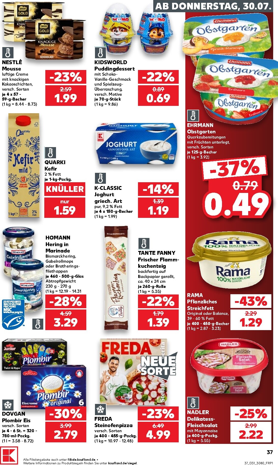 kaufland - Kaufland Prospekt nächste Woche – von Donnerstag 30.07.2026 bis Mittwoch 05.08.2026 - page: 37