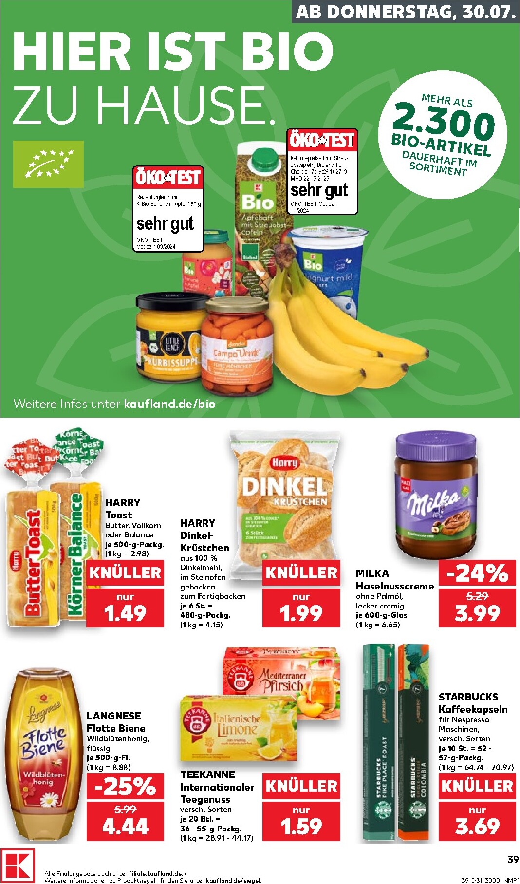 kaufland - Kaufland Prospekt nächste Woche – von Donnerstag 30.07.2026 bis Mittwoch 05.08.2026 - page: 39
