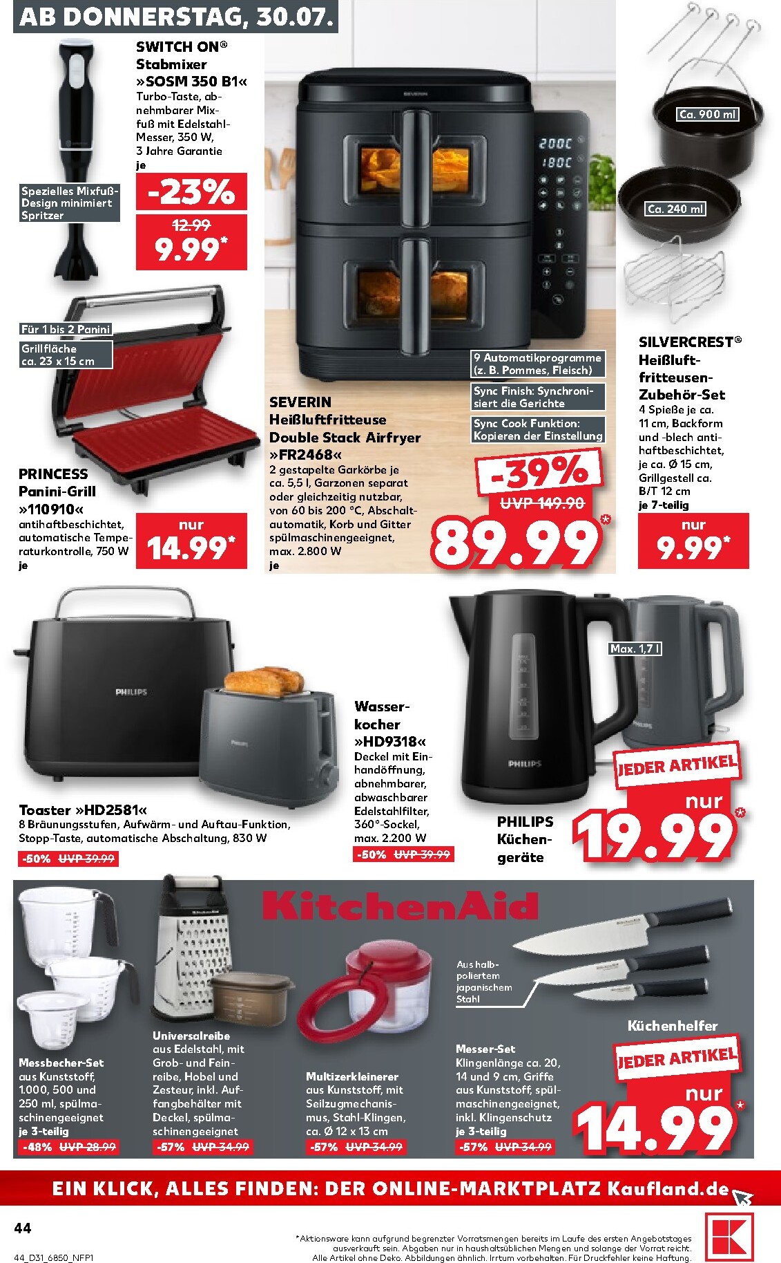 kaufland - Kaufland Prospekt nächste Woche – von Donnerstag 30.07.2026 bis Mittwoch 05.08.2026 - page: 44