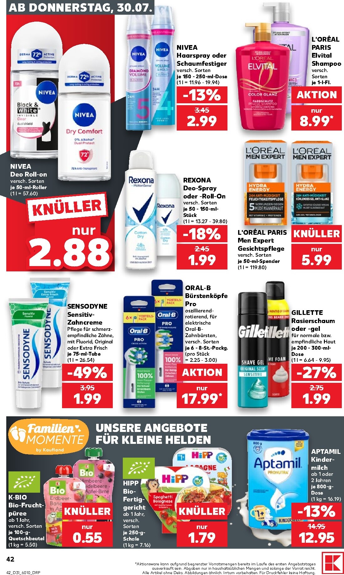 kaufland - Kaufland Prospekt nächste Woche – von Donnerstag 30.07.2026 bis Mittwoch 05.08.2026 - page: 42