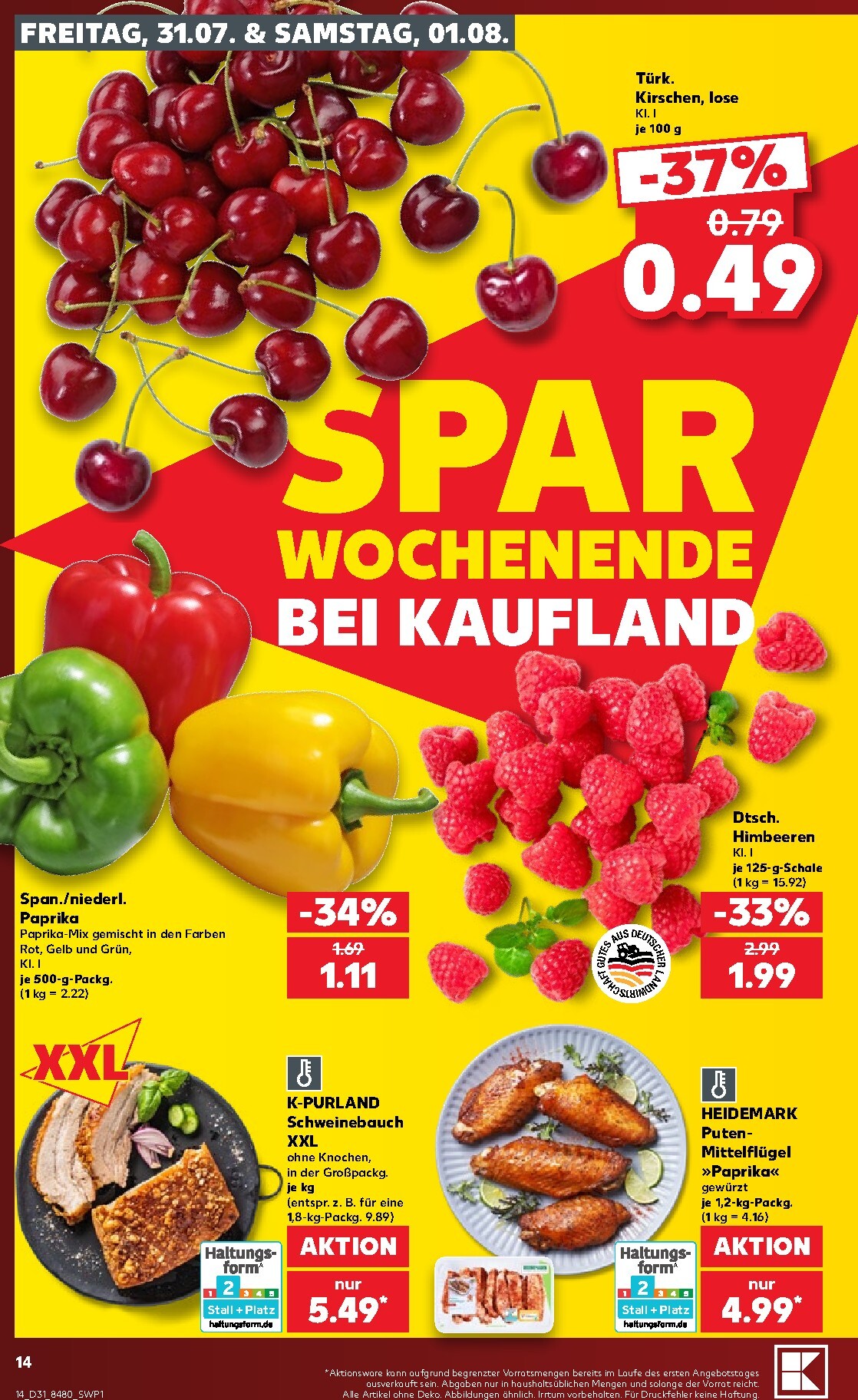 kaufland - Kaufland Prospekt nächste Woche – von Donnerstag 30.07.2026 bis Mittwoch 05.08.2026 - page: 14