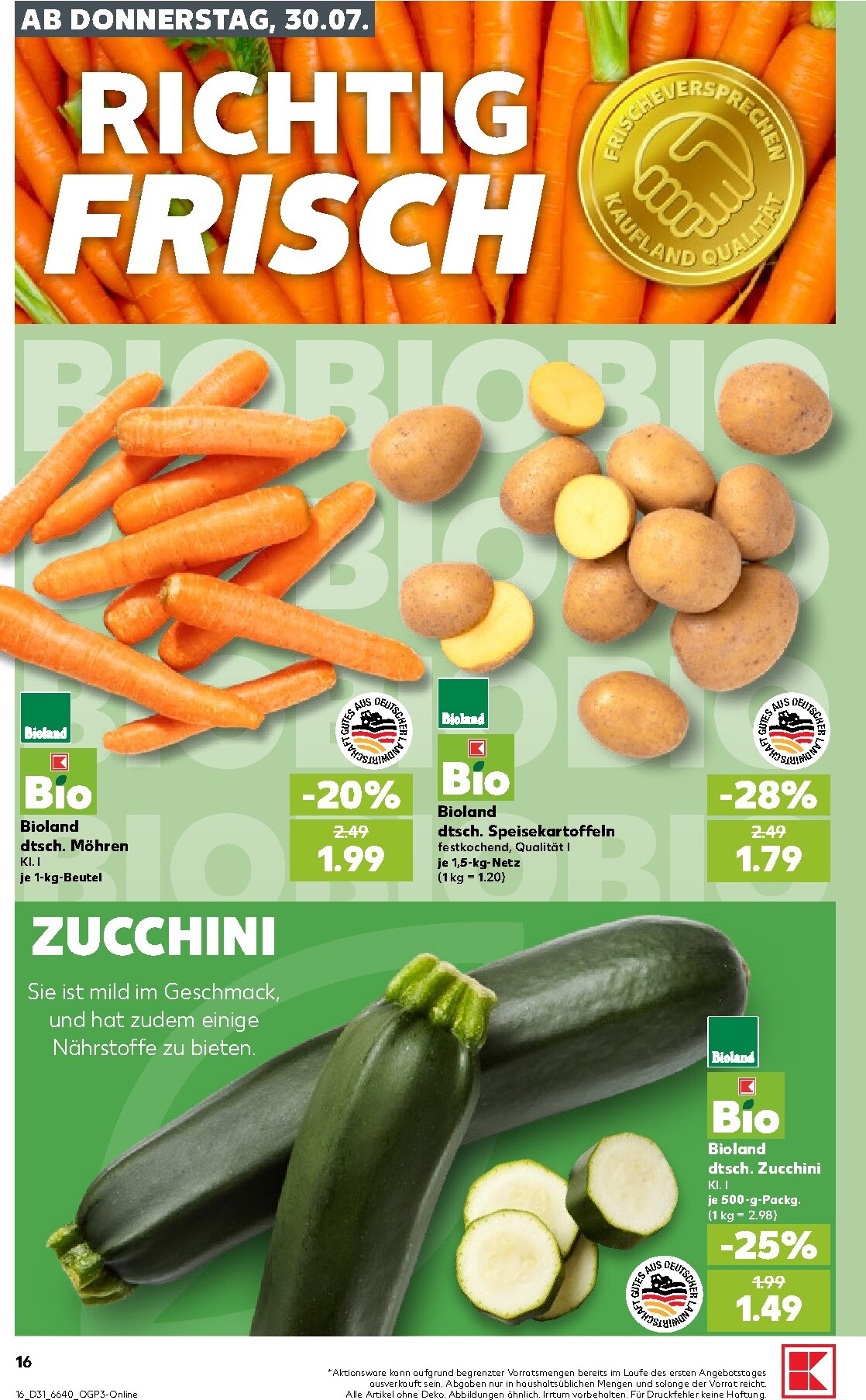kaufland - Kaufland Prospekt nächste Woche – von Donnerstag 30.07.2026 bis Mittwoch 05.08.2026 - page: 16