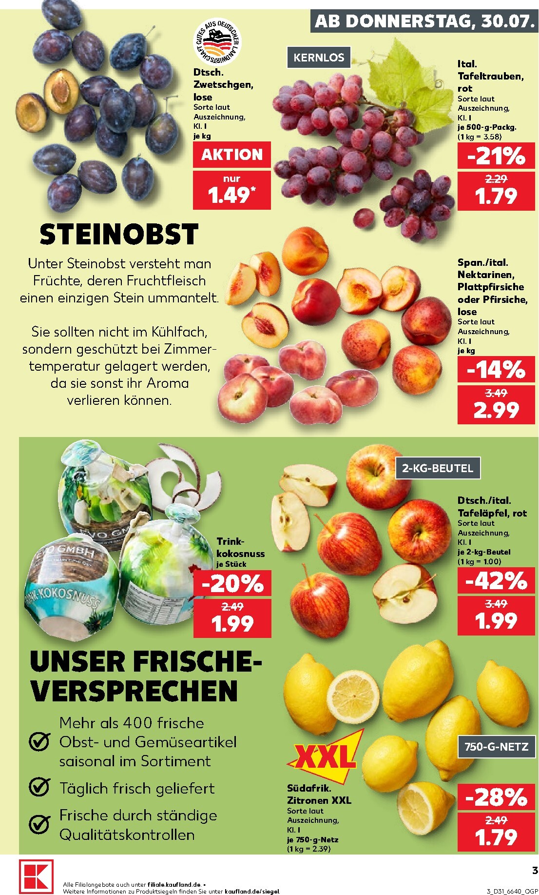 kaufland - Kaufland Prospekt nächste Woche – von Donnerstag 30.07.2026 bis Mittwoch 05.08.2026 - page: 3